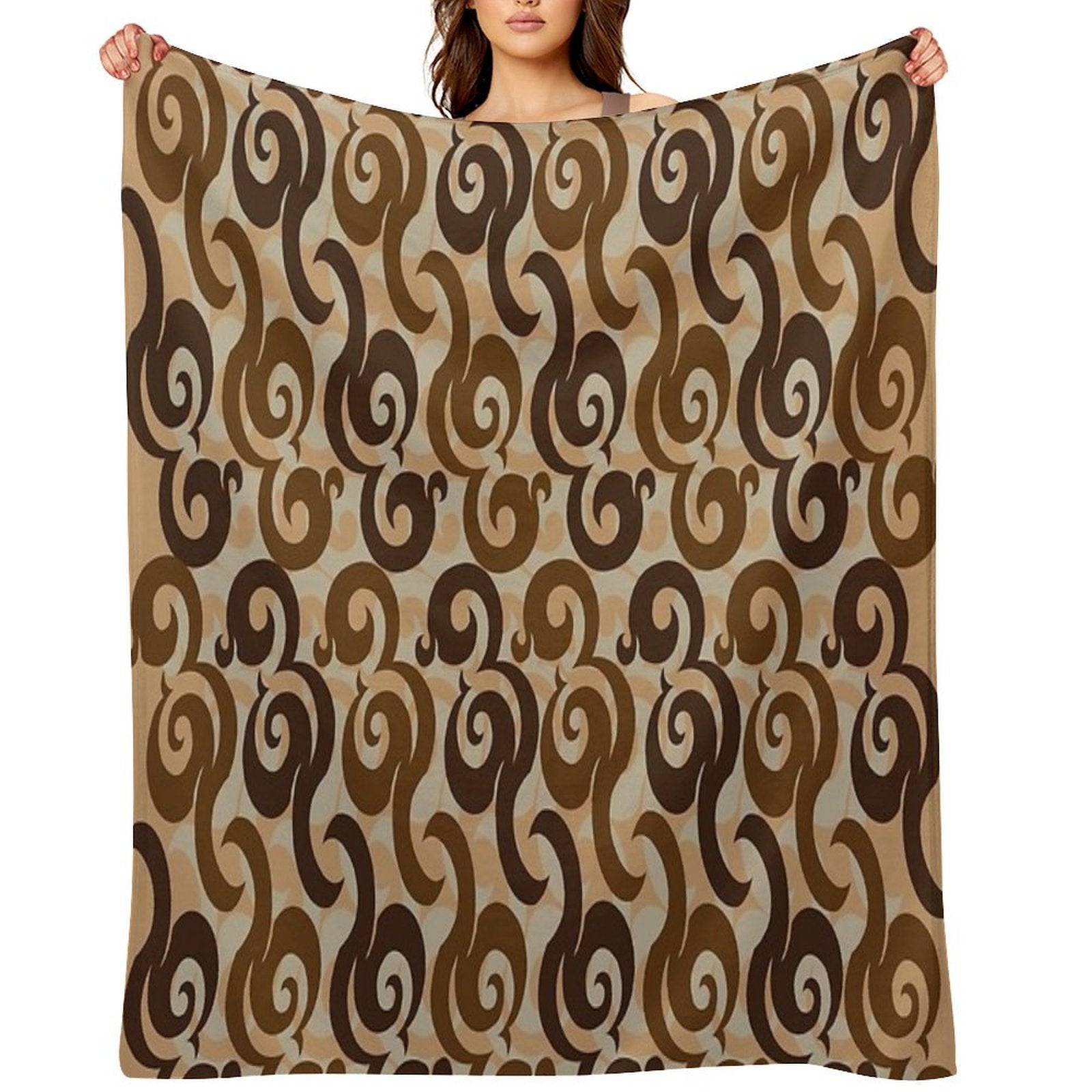 Abstract Decorative Cute Ethnic Design6 Multi-functional Throw Blanket