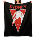 Sydney The Bloods Swans Haughty Swannies-Logo Wrinkle-free Throw Blanket