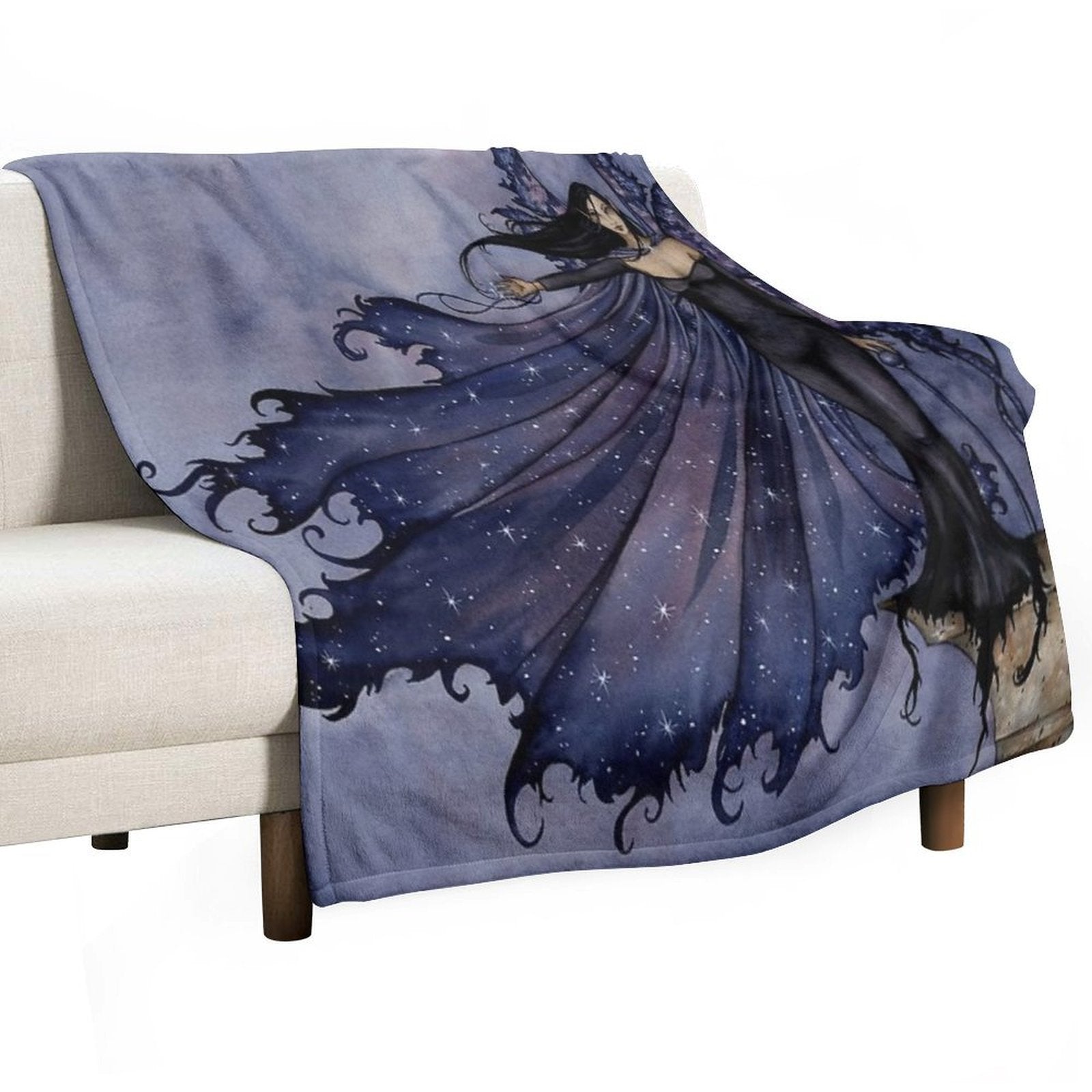 Cloak Of Stars Easy Care Throw Blanket