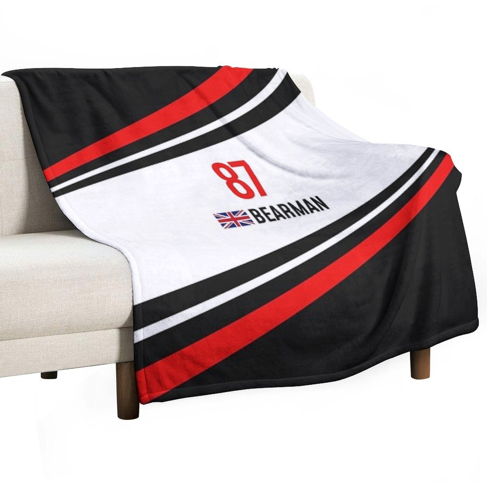 F1 2025 - #87 Bearman Versatility Throw Blanket
