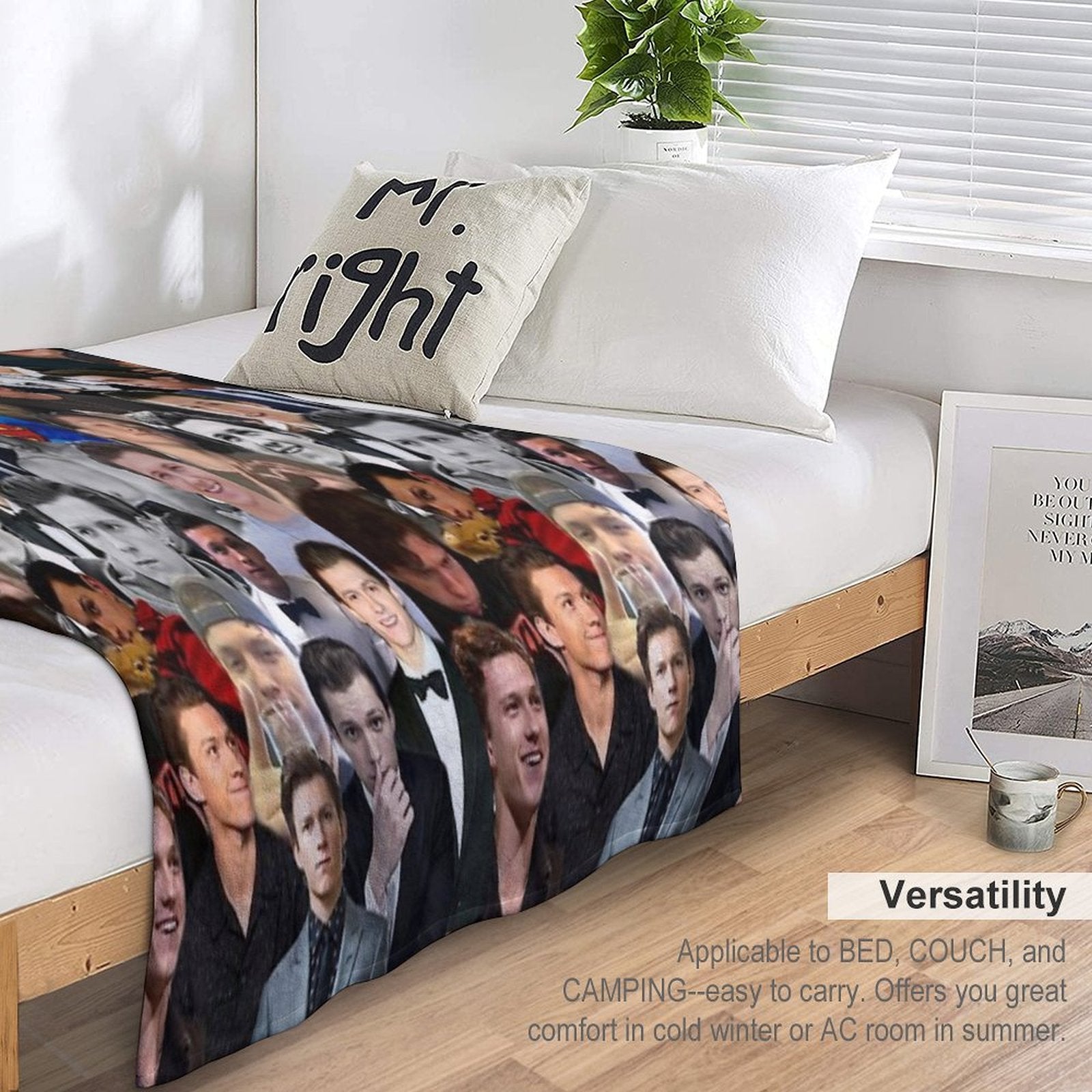 Tom Holland Photo Collage Quick-dry Throw Blanket