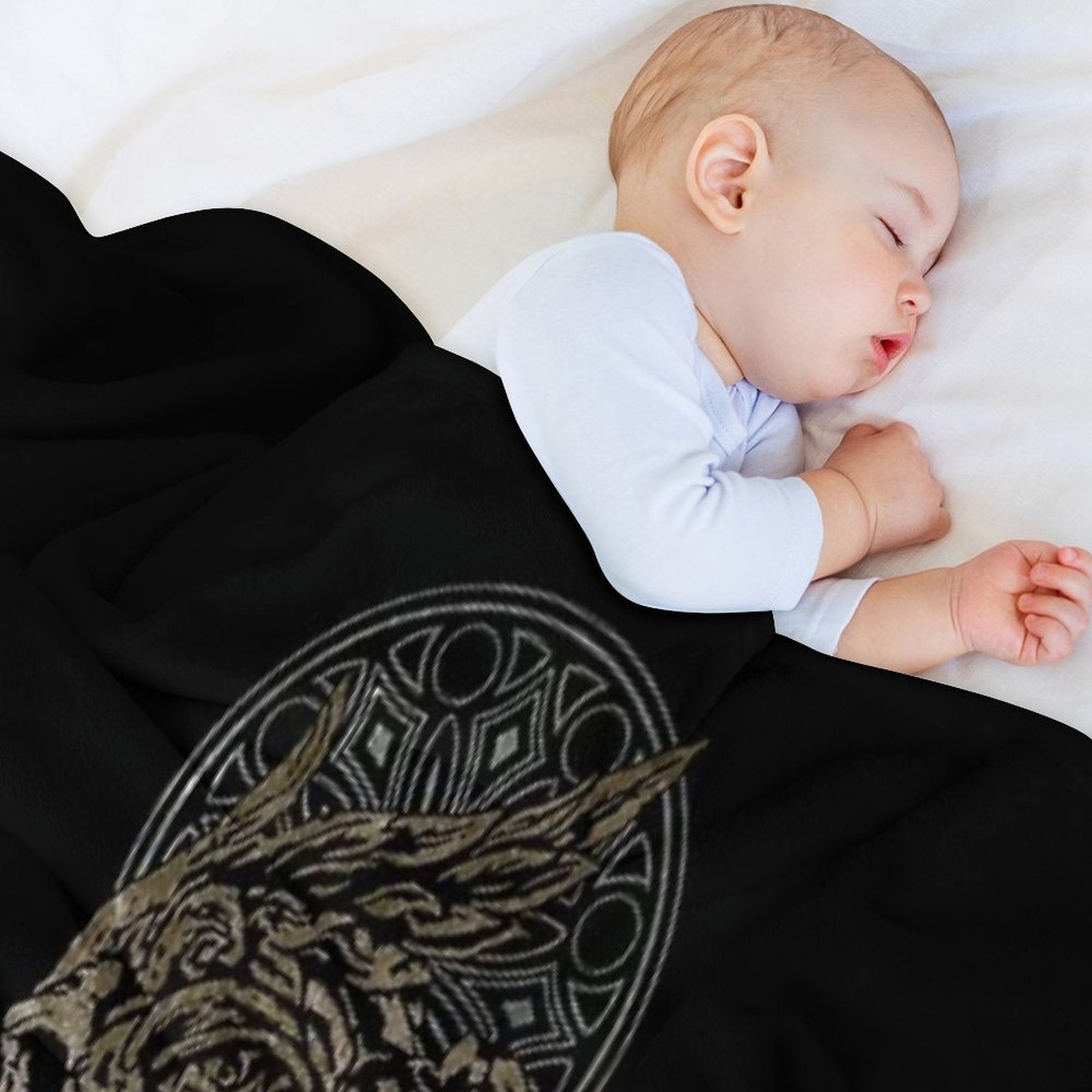 The Lucian Crest Velvety-soft Throw Blanket