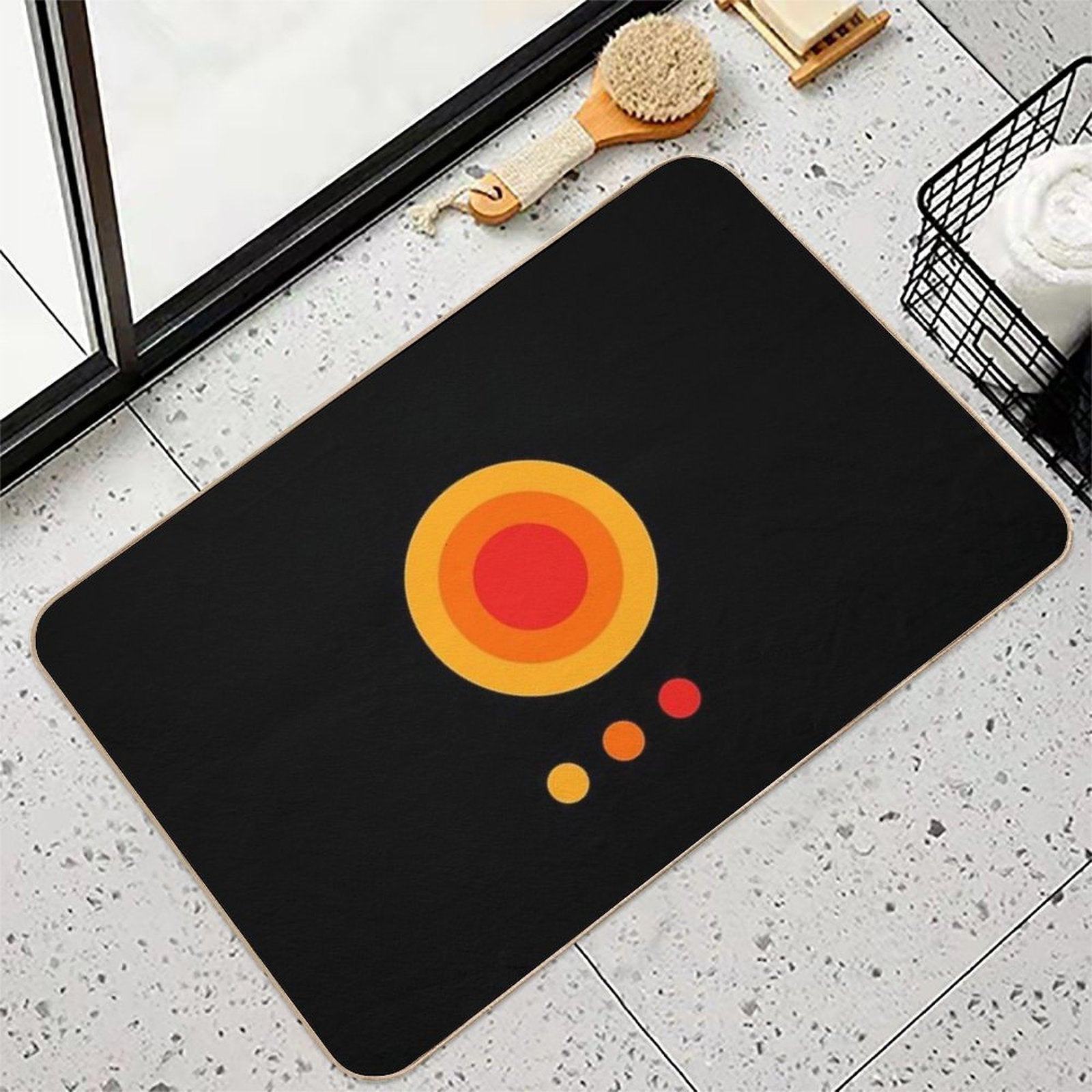 Bauhaus Color  Non-Slip Bath Mat