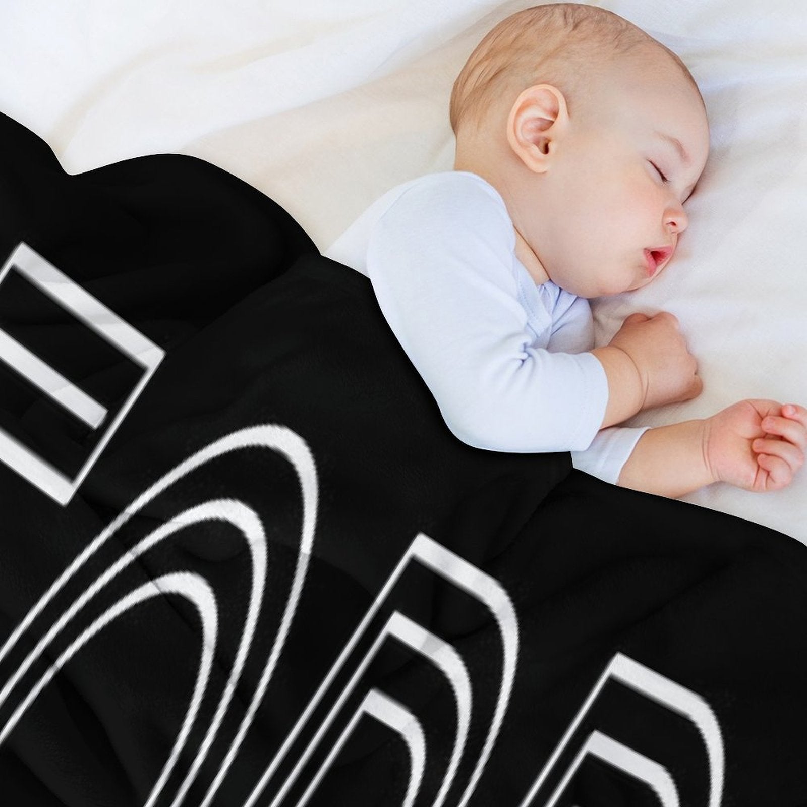 White Fairlane Lightweight Throw Blanket