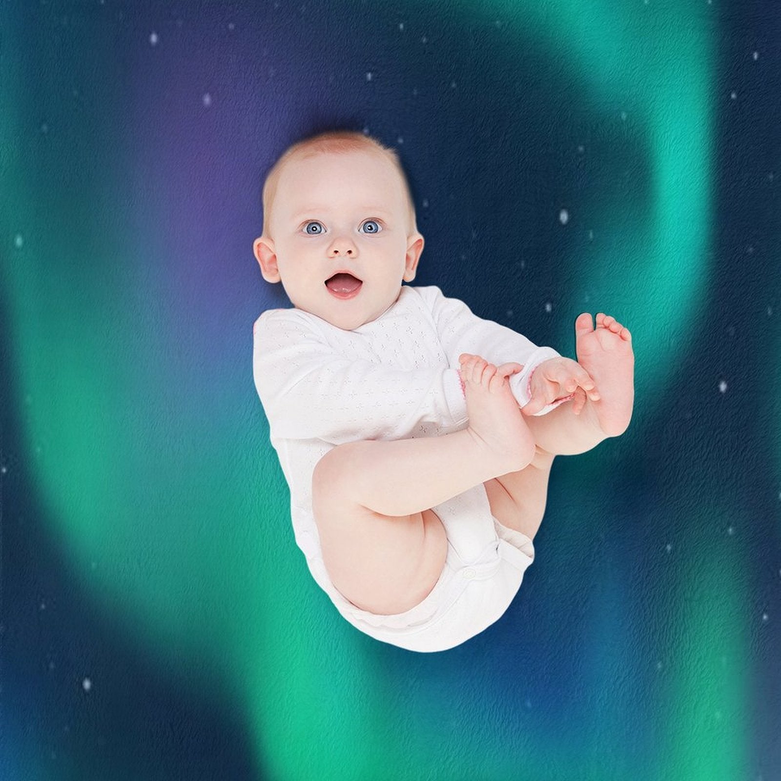 Aurora Borealis Northern Lights Machine-washable Throw Blanket