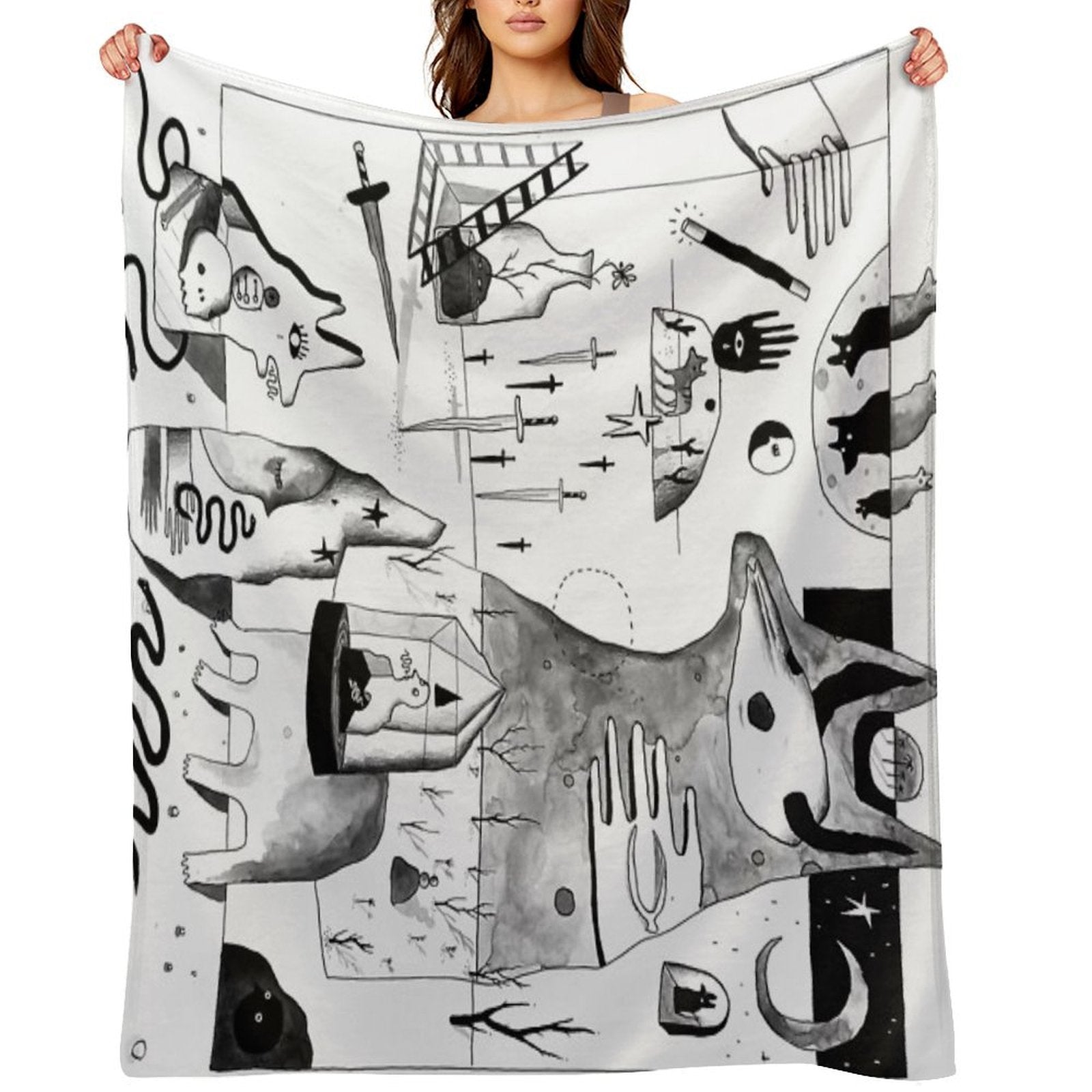 It Never Used to Rain Here Quick-dry Throw Blanket