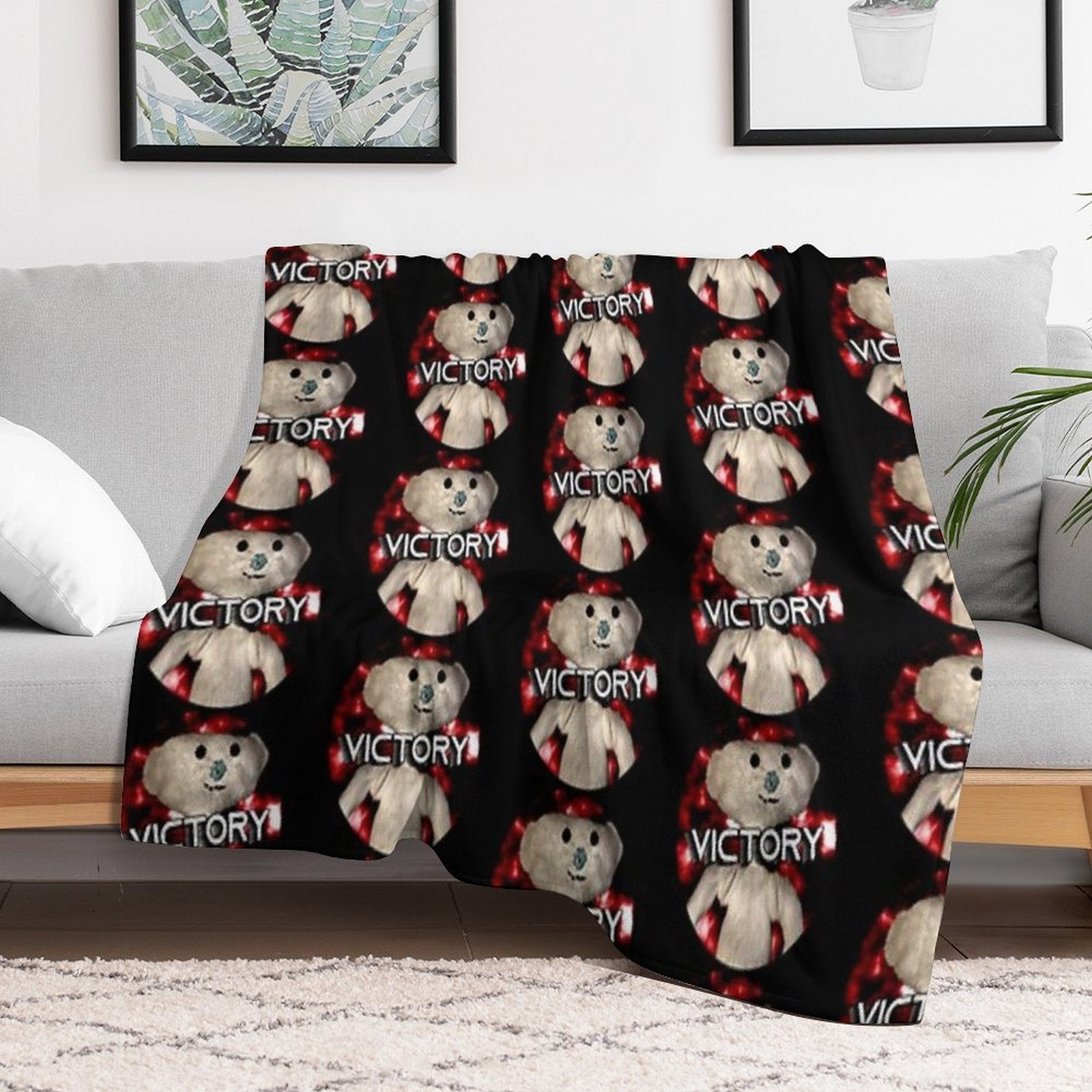Bear (Alpha) Victory All-season Throw Blanket