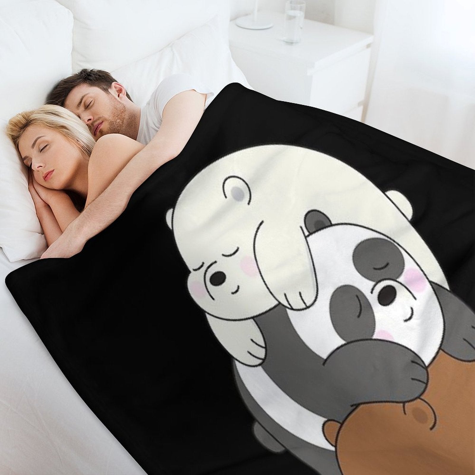 We Bare Bears Multi-functional Throw Blanket