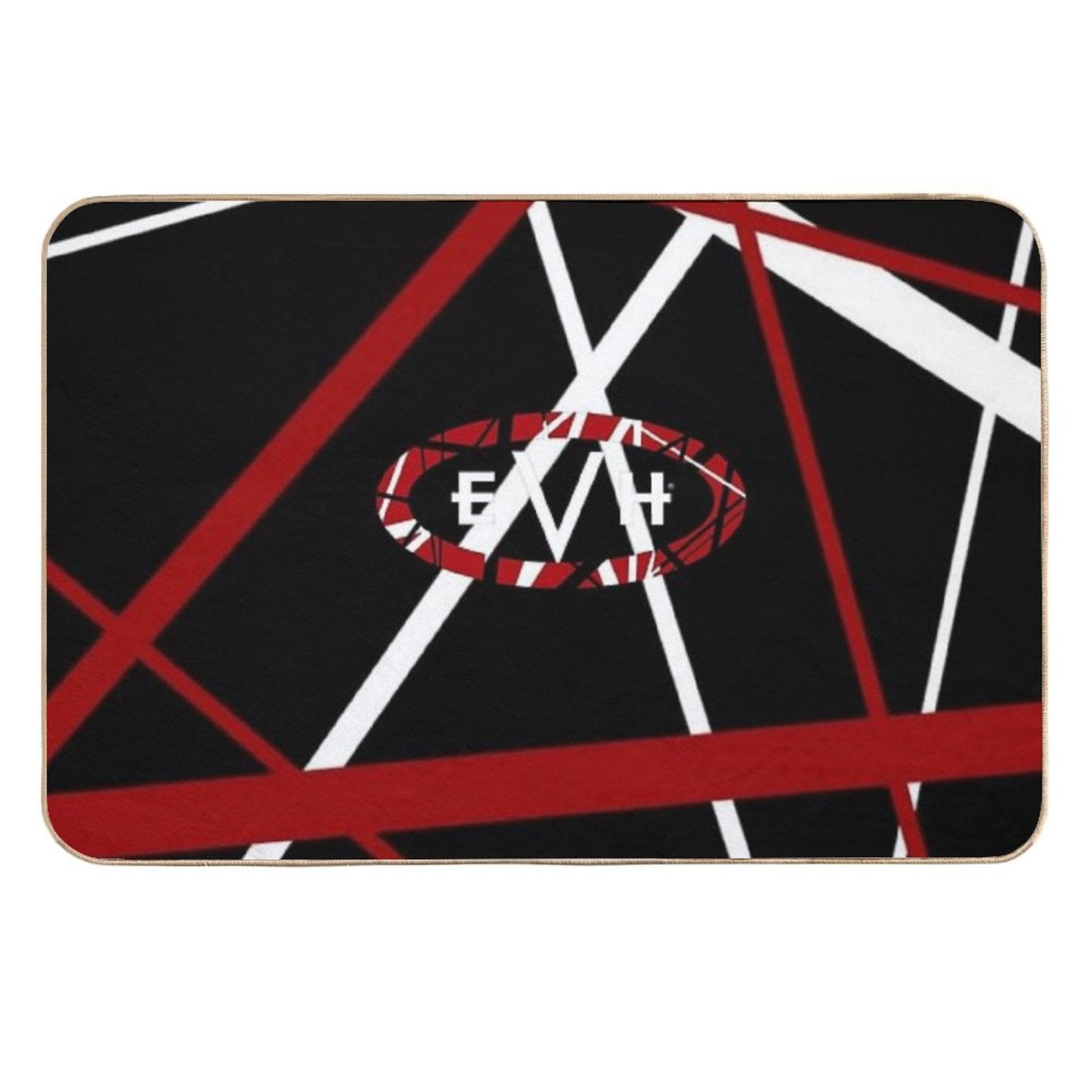 Black Van Cool  Repositionable Bath Mat