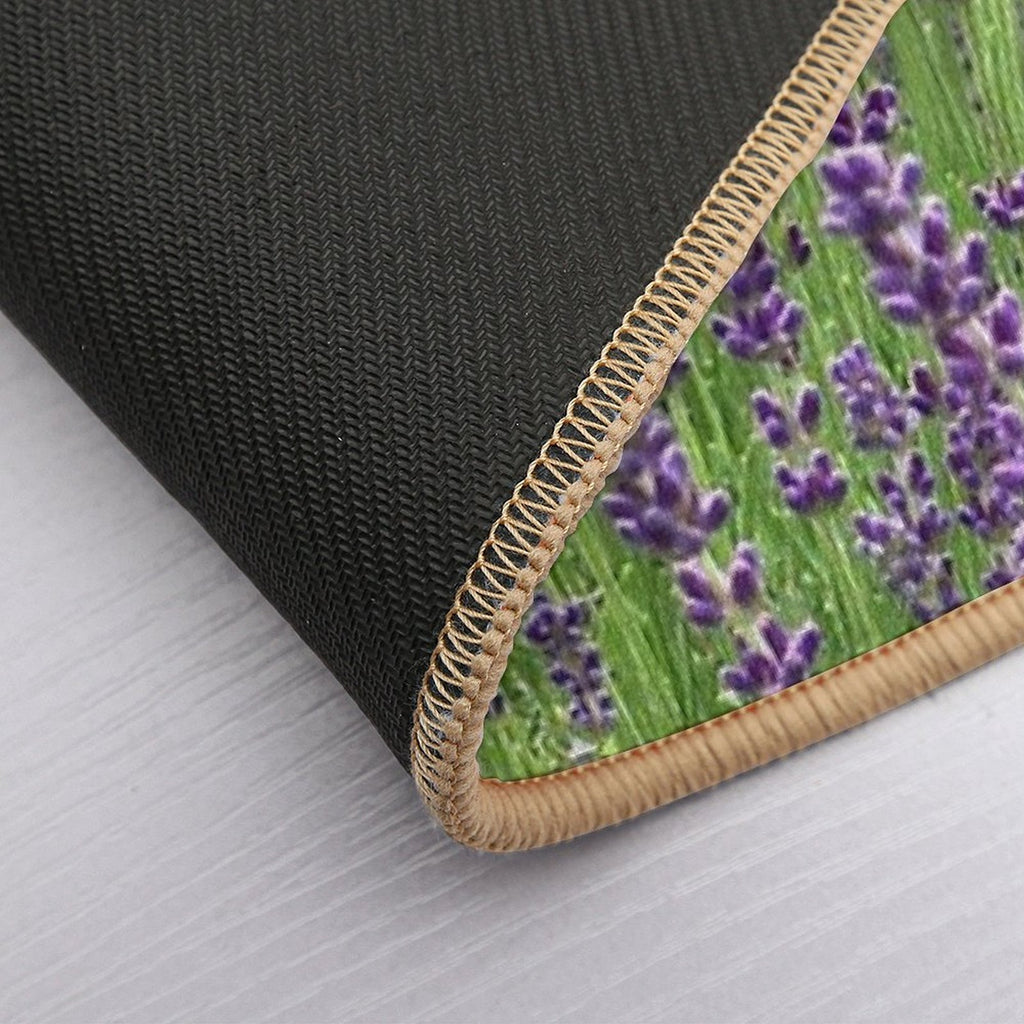 Lovely Lavender Fields Durable Bath Mat