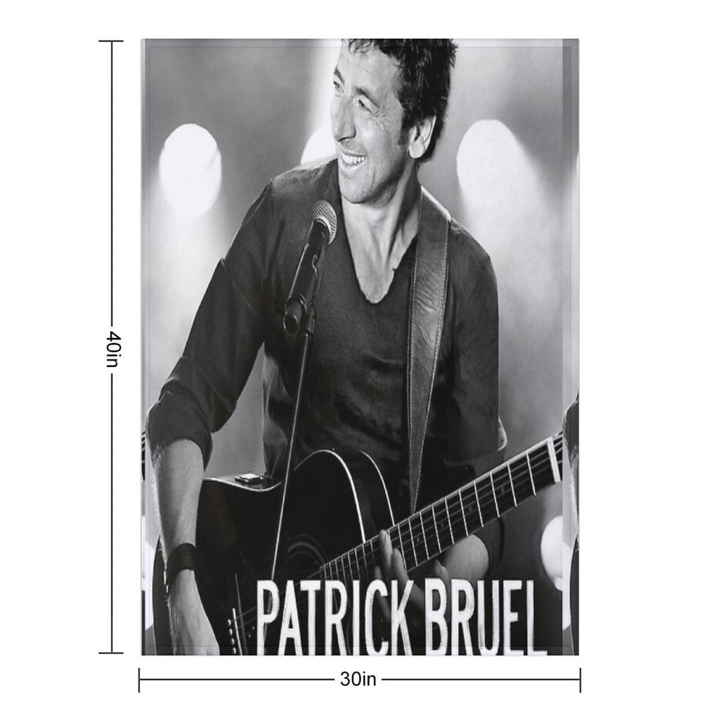 Thighaag Patrick Bruel Show Tour TOURNEE En ACOUSTIQUE 2022 Compact Throw Blanket
