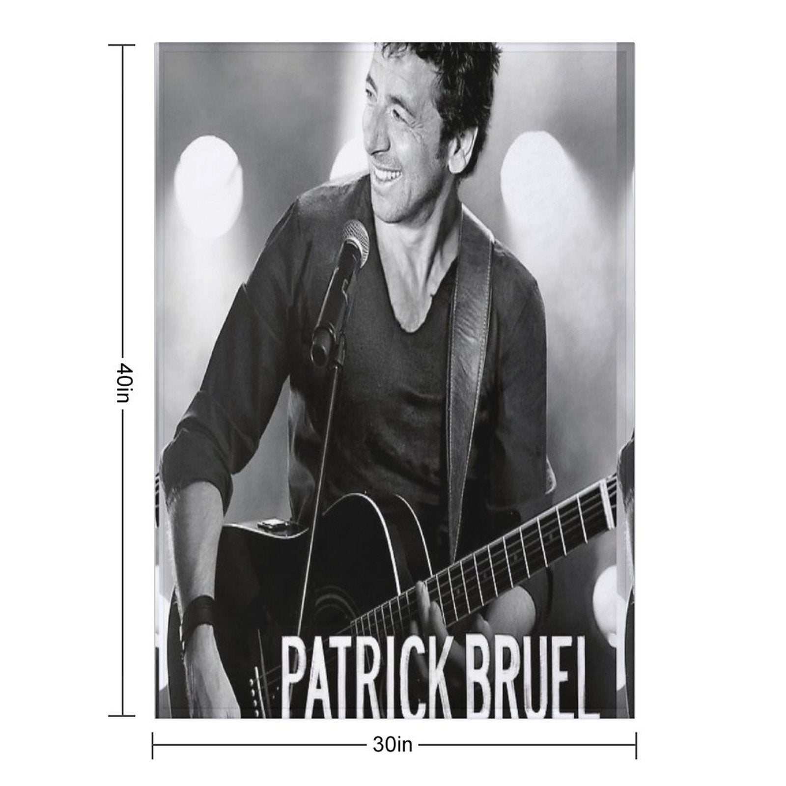 Thighaag Patrick Bruel Show Tour TOURNEE En ACOUSTIQUE 2022 Compact Throw Blanket