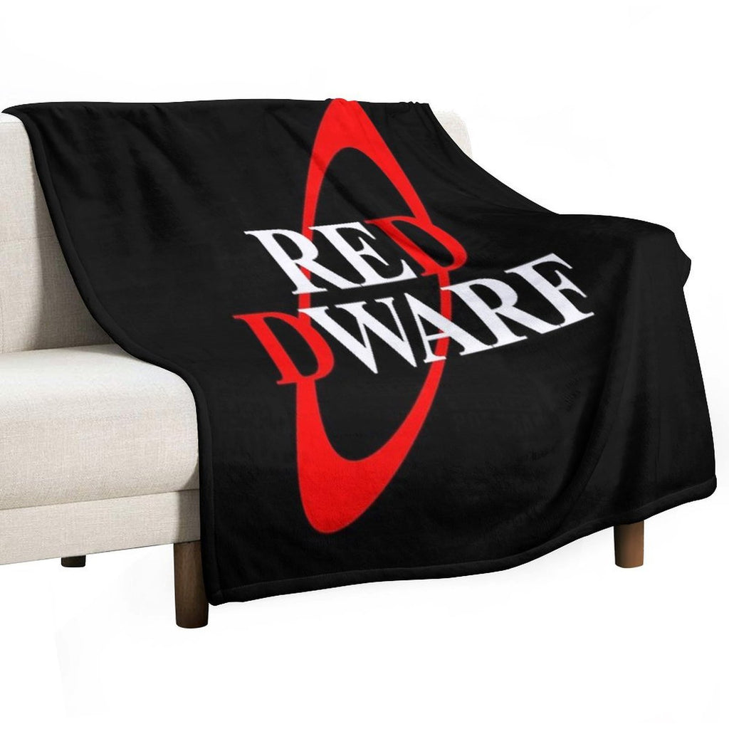 Red Dwarf Logo Durable Throw Blanket