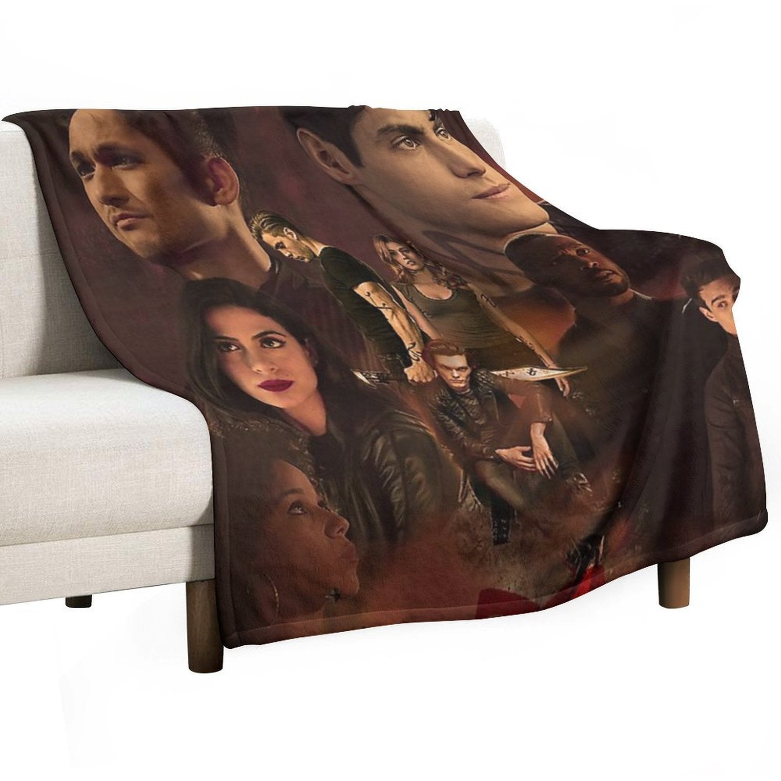 SHADOWHUNTERS POSTER Sustainable Throw Blanket