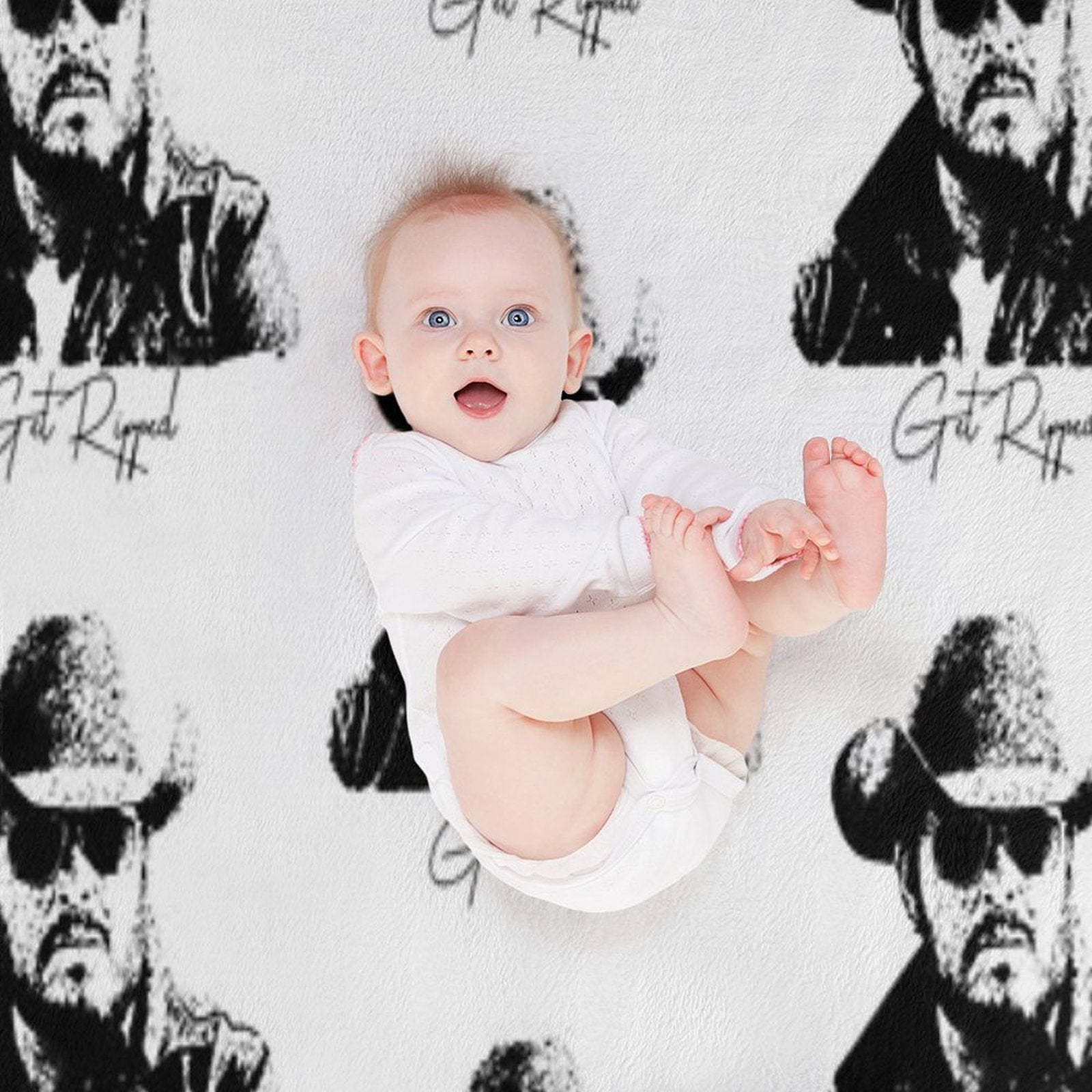 Get Ripped Is Cool Versatility Throw Blanket