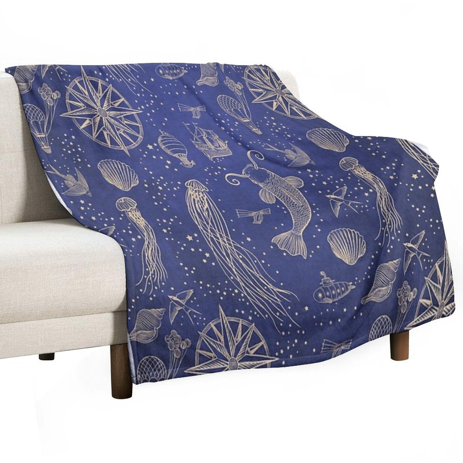 Ocean Meets Sky - Hardcase Versatility Throw Blanket