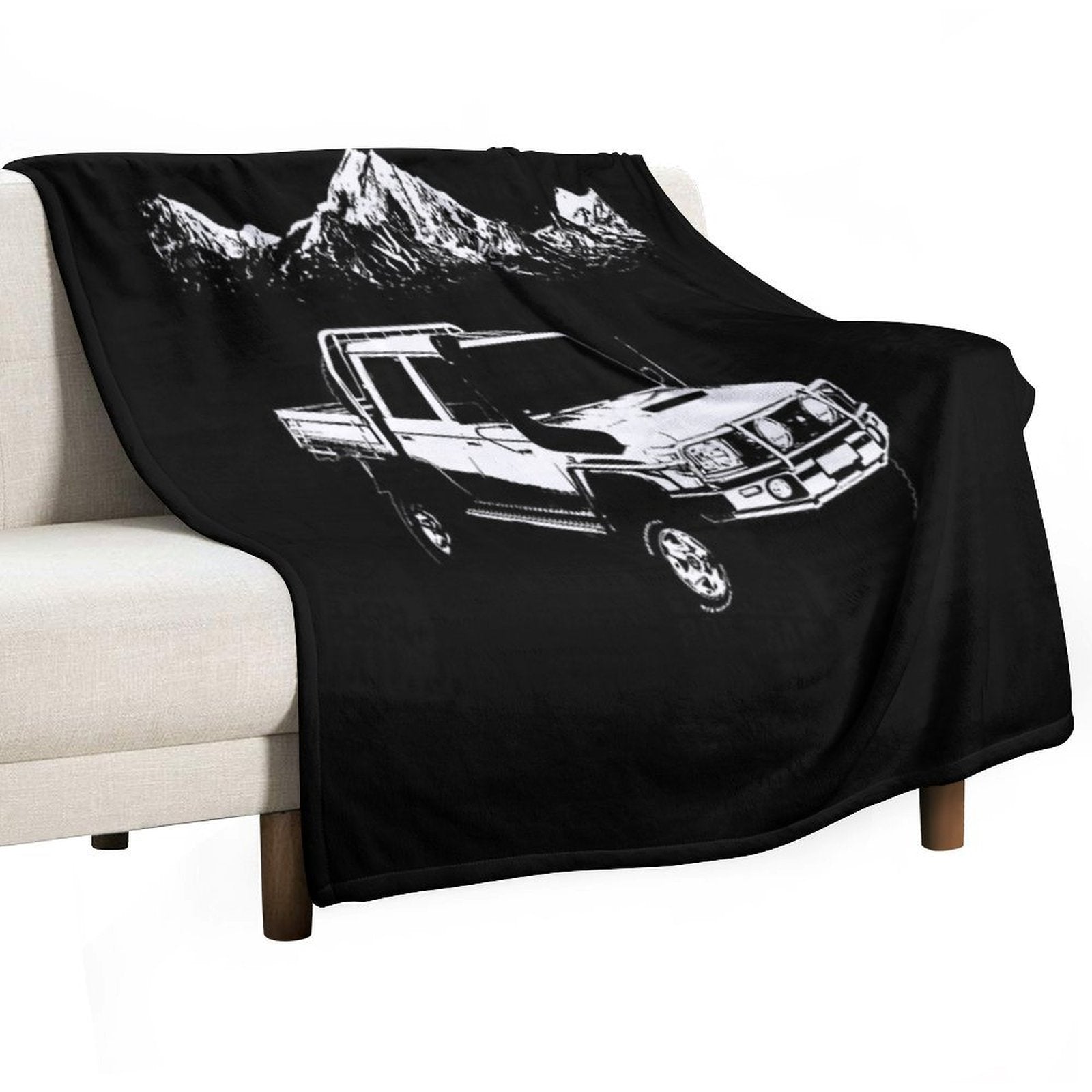 79 Series Toyota Cruiser Premium Throw Blanket