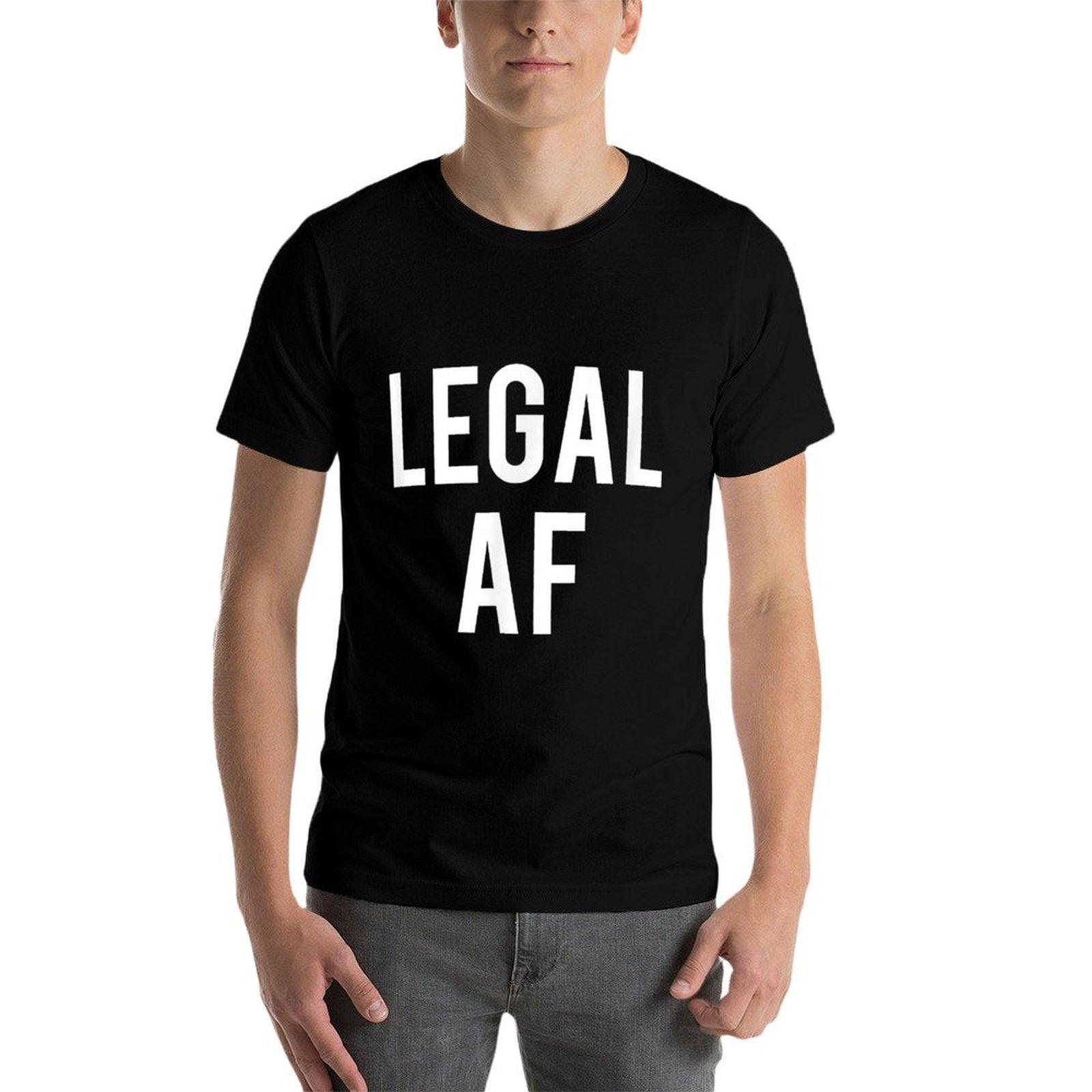 Legal Af 21st Birthday18th Birthday  Heathered Texture T-Shirt