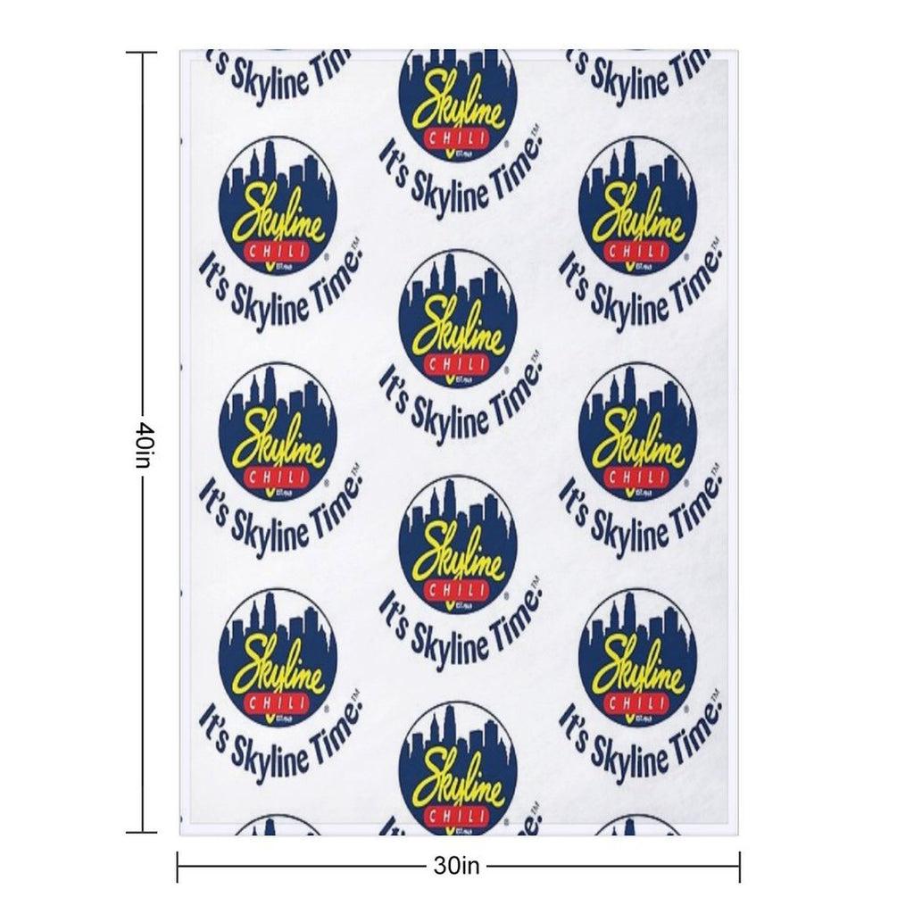 Skyline Chili Premium Throw Blanket