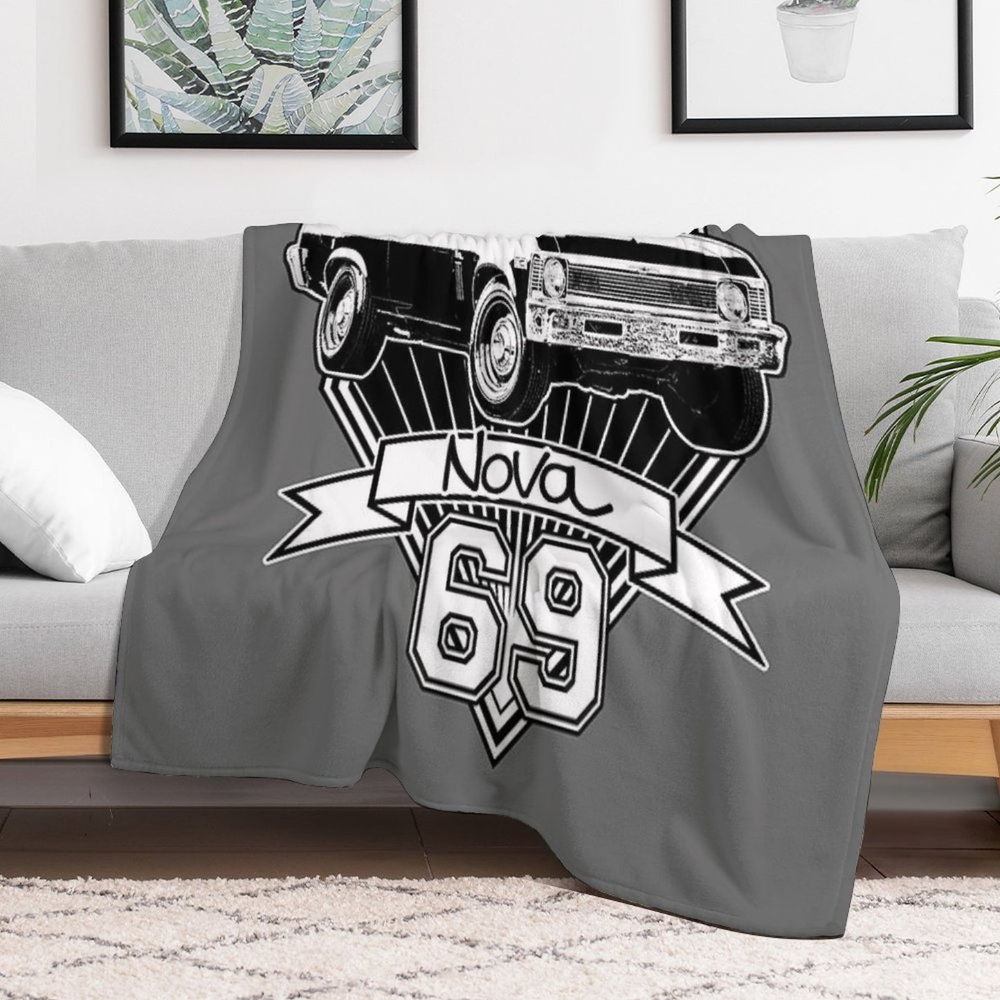 1969 Nova Gift-ready Throw Blanket