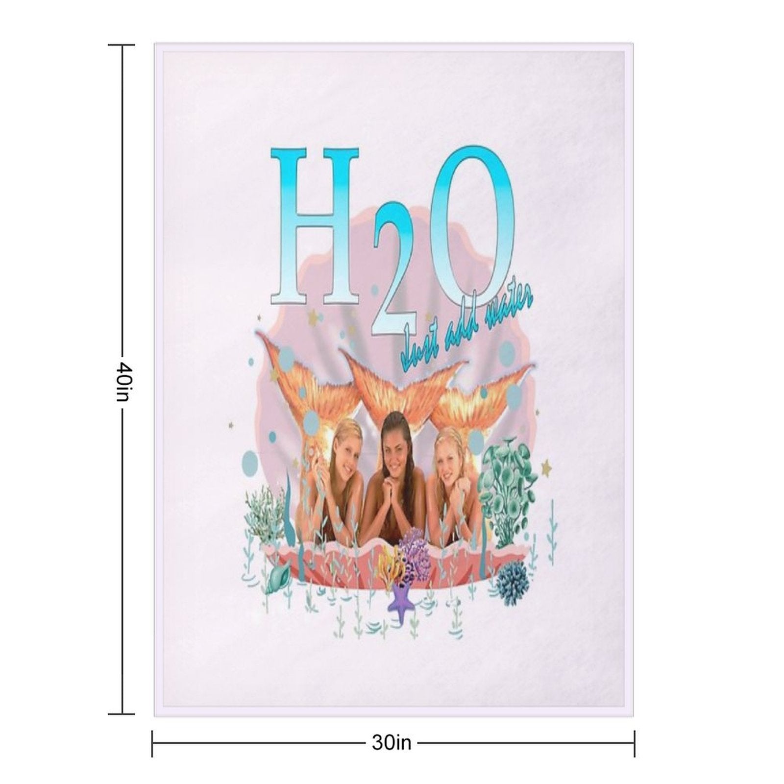 H2O Multi-functional Throw Blanket