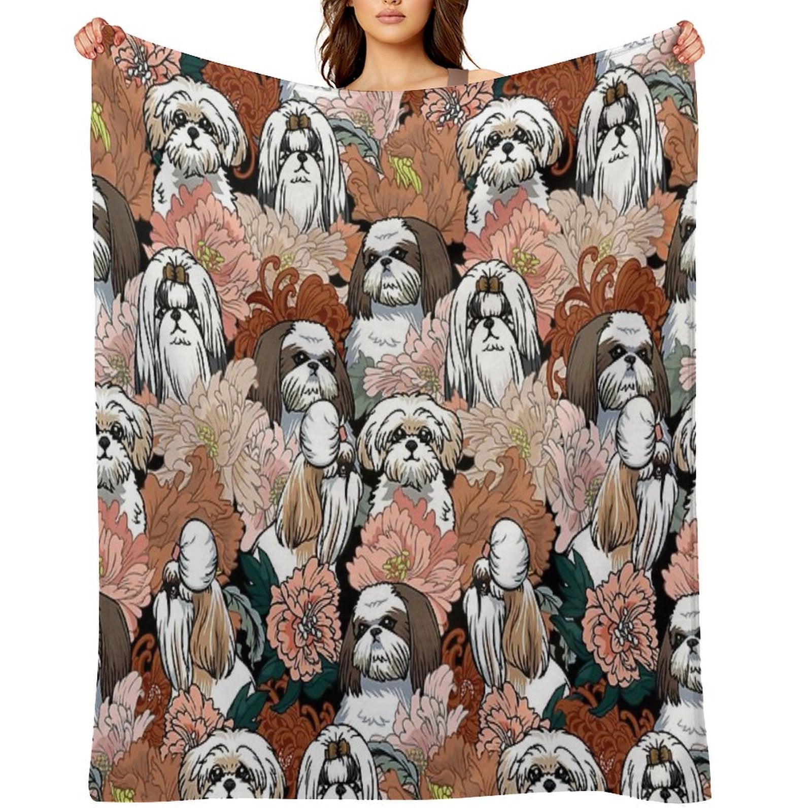 Because Shih Tzu Gift-ready Throw Blanket