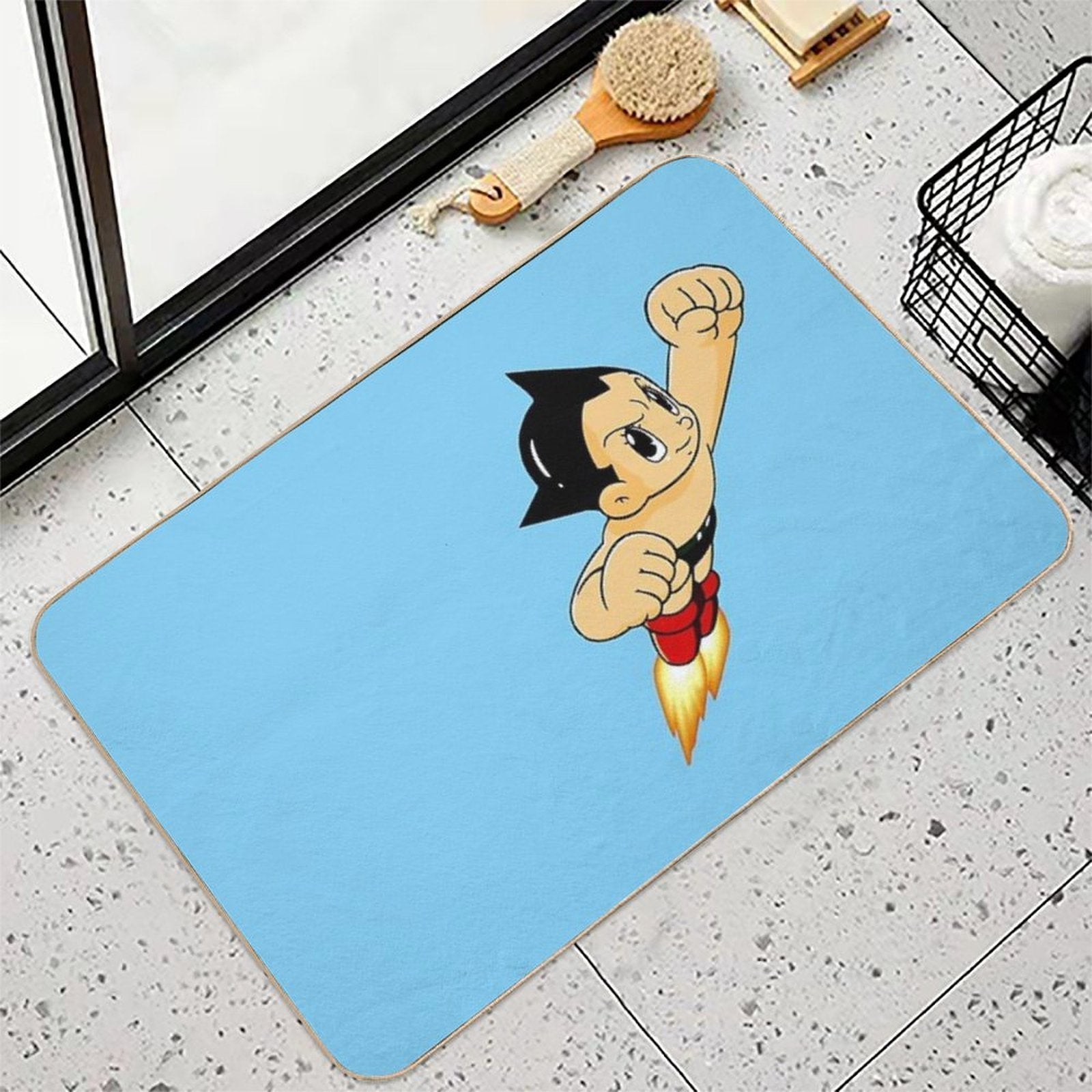 Astro Boy Mighty Atom  Easy Maintenance Bath Mat