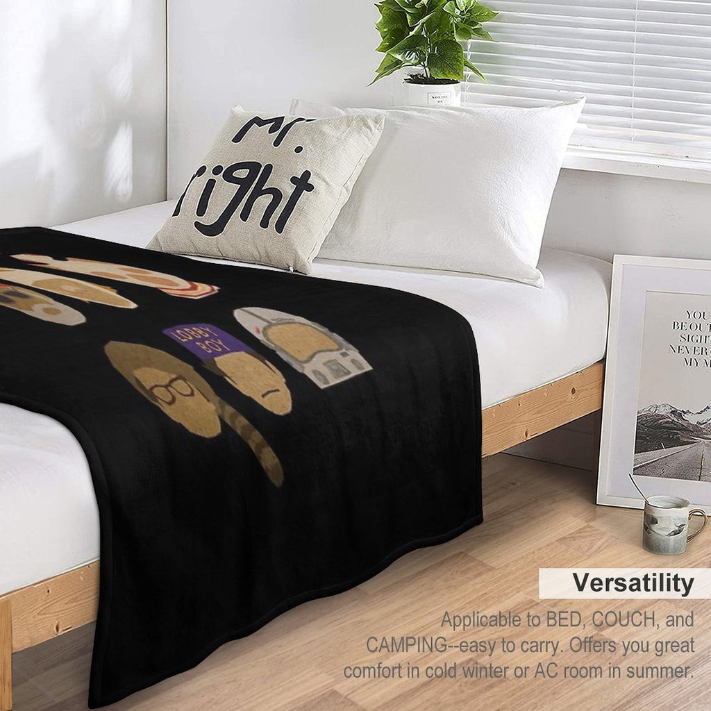 Wes Anderson's Hats   Trending Tshirt Multi-functional Throw Blanket