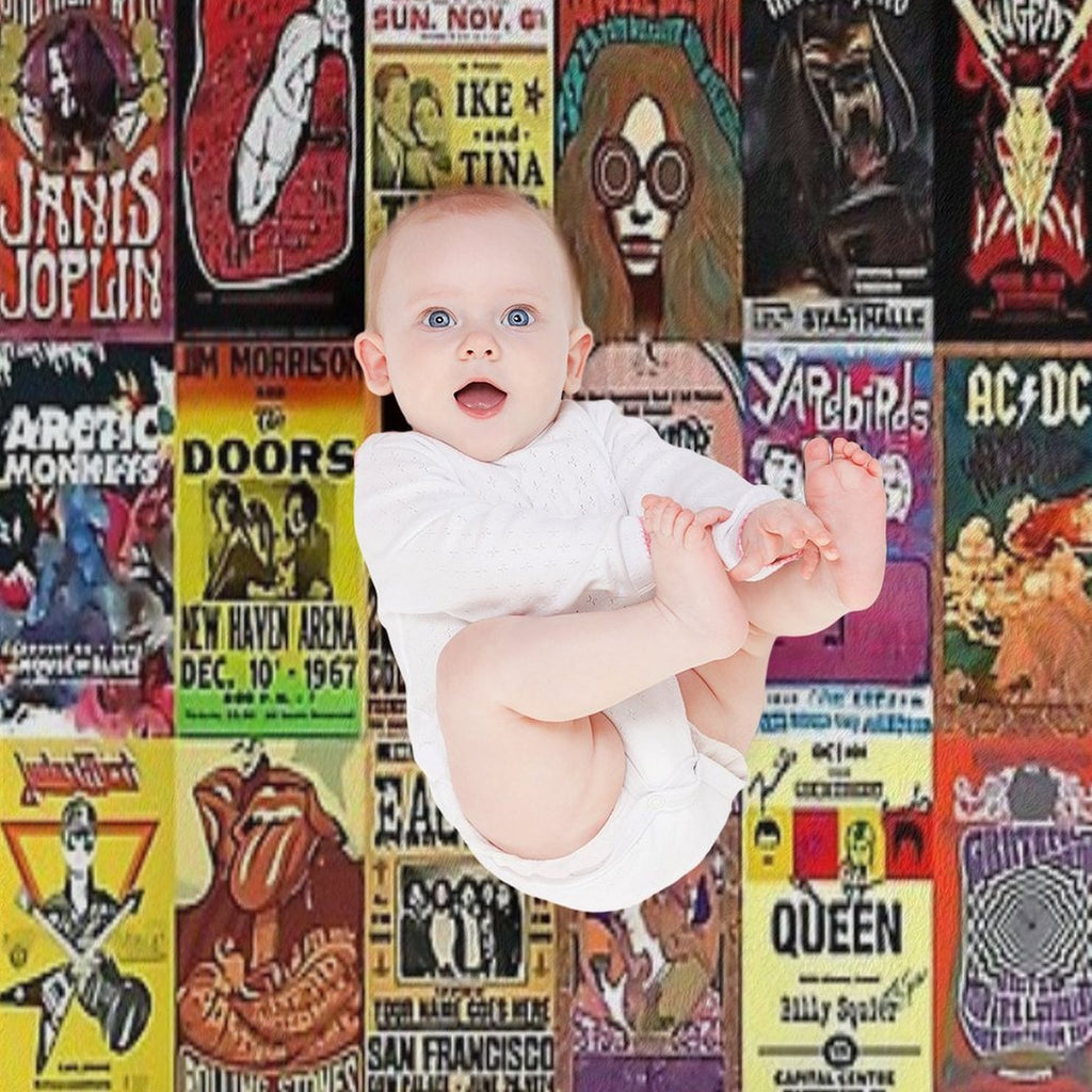 Rock Band Posters - All-season Throw Blanket