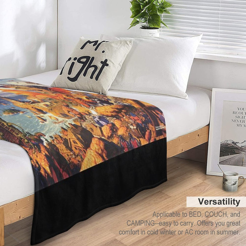Ultima Online 8k Poster Velvety-soft Throw Blanket