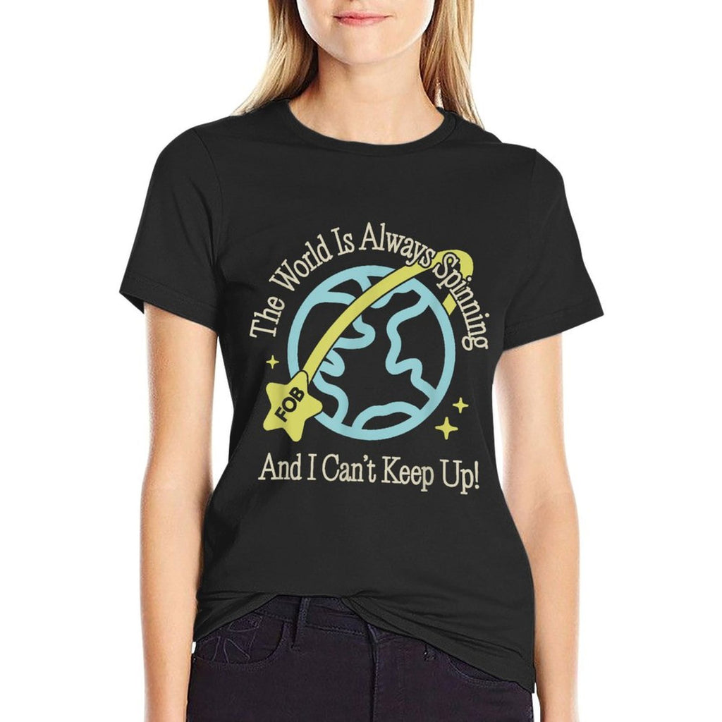 Fall Out Boy - World Spinning  Durable T-Shirt