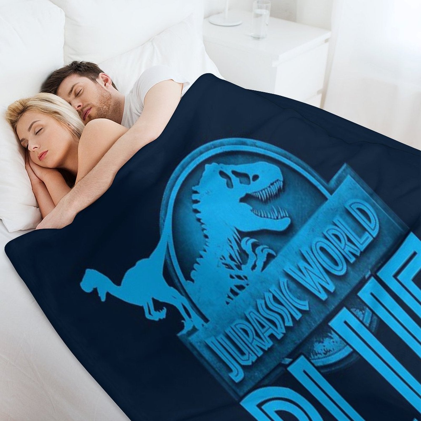 Jurassic World - Blue Is My Favorite Raptor Shrink-resistant Throw Blanket