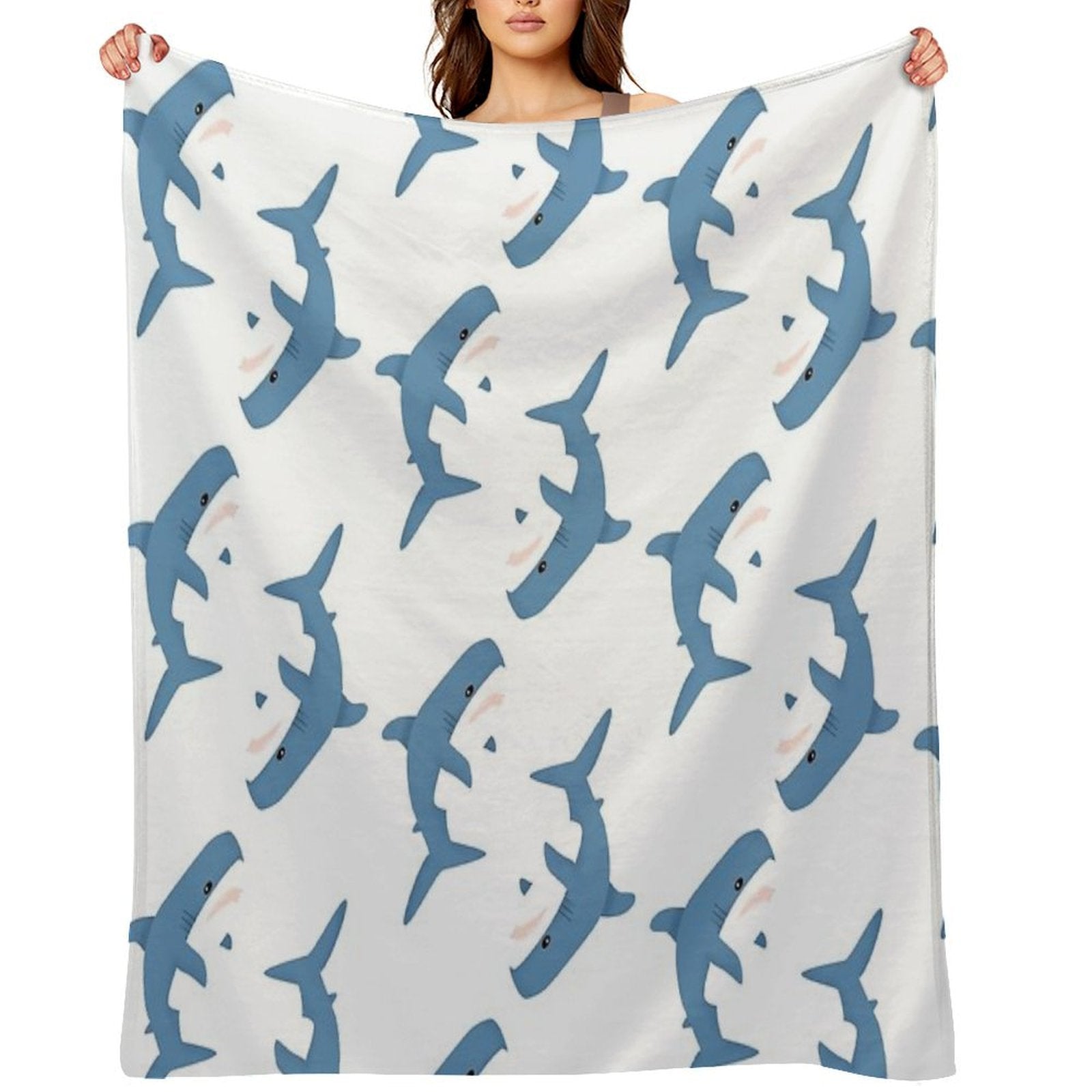 Blahaj Multi-functional Throw Blanket