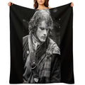 Jamie Fraser Outlander Easy Care Throw Blanket