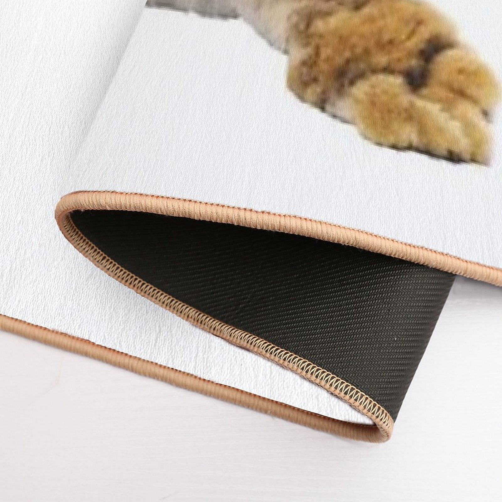 Cute Bunny Rabbit Tail Butt Image Picture  Toxin-Free Bath Mat