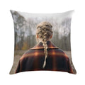 Evermore Album Cover Design Soft Decorative Cover Throw Pillow