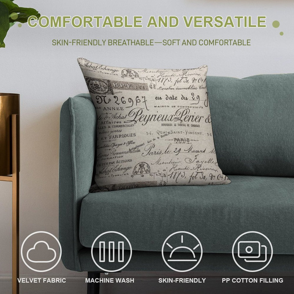 Parisan Soft Ultra-Soft Texture Throw Pillow