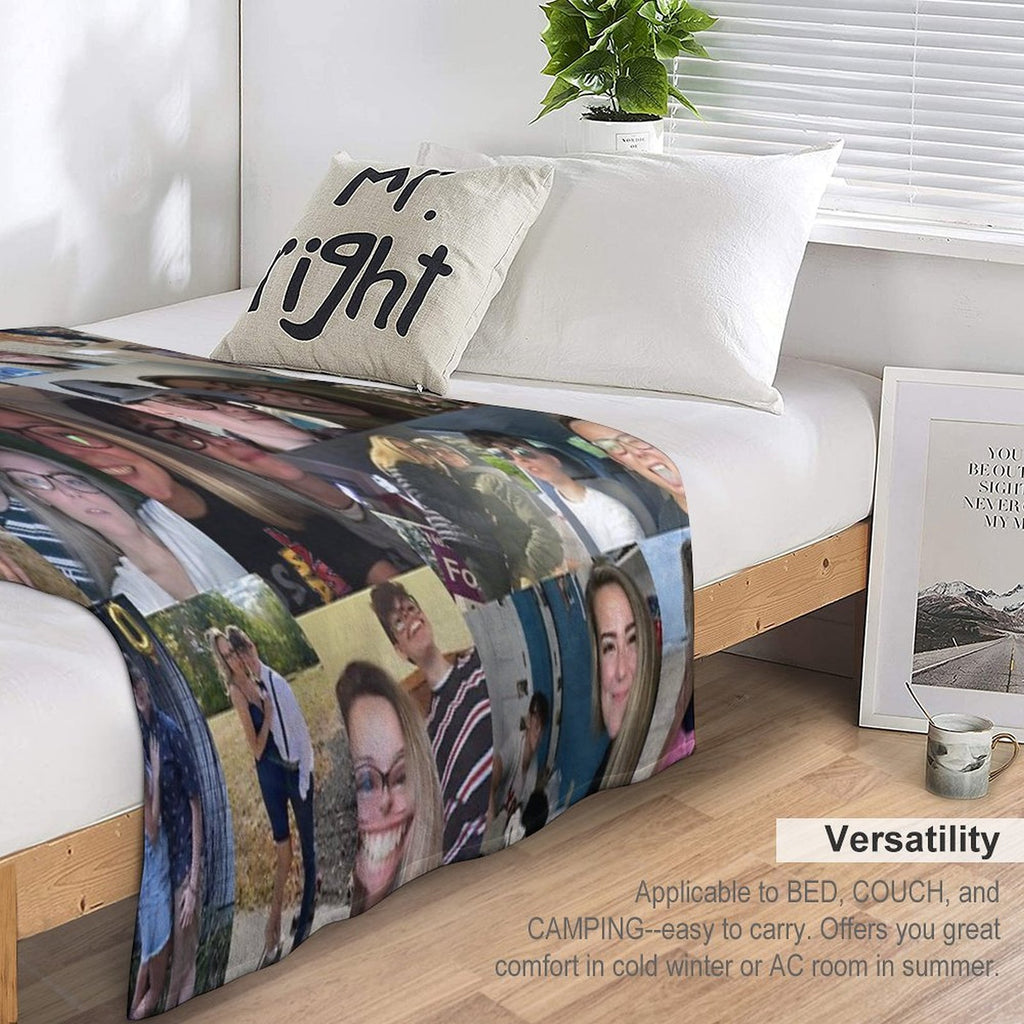 Gift! Velvety-soft Throw Blanket