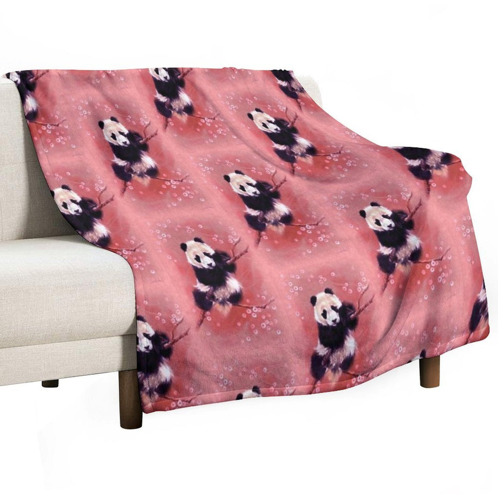 Panda Sustainable Throw Blanket