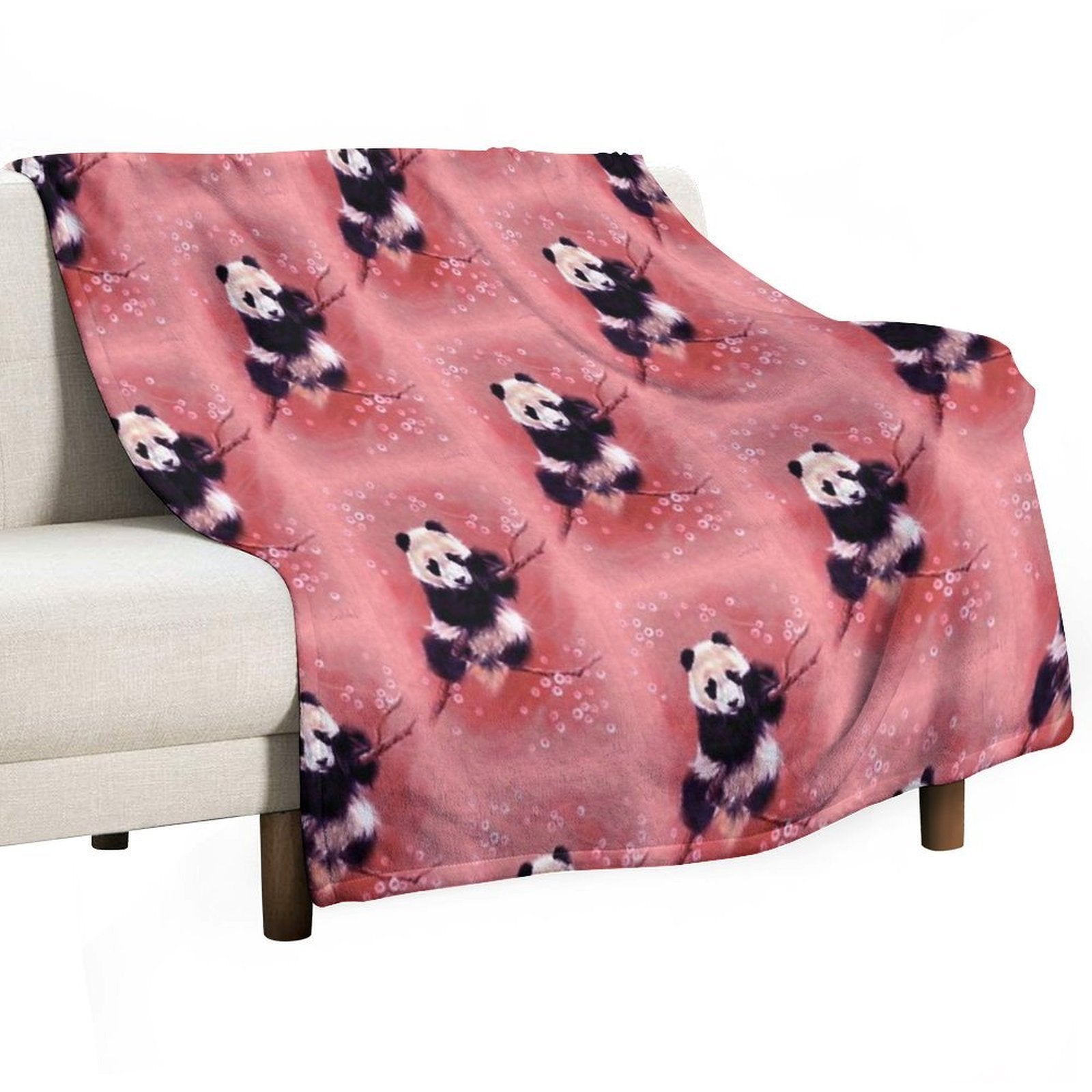 Panda Sustainable Throw Blanket