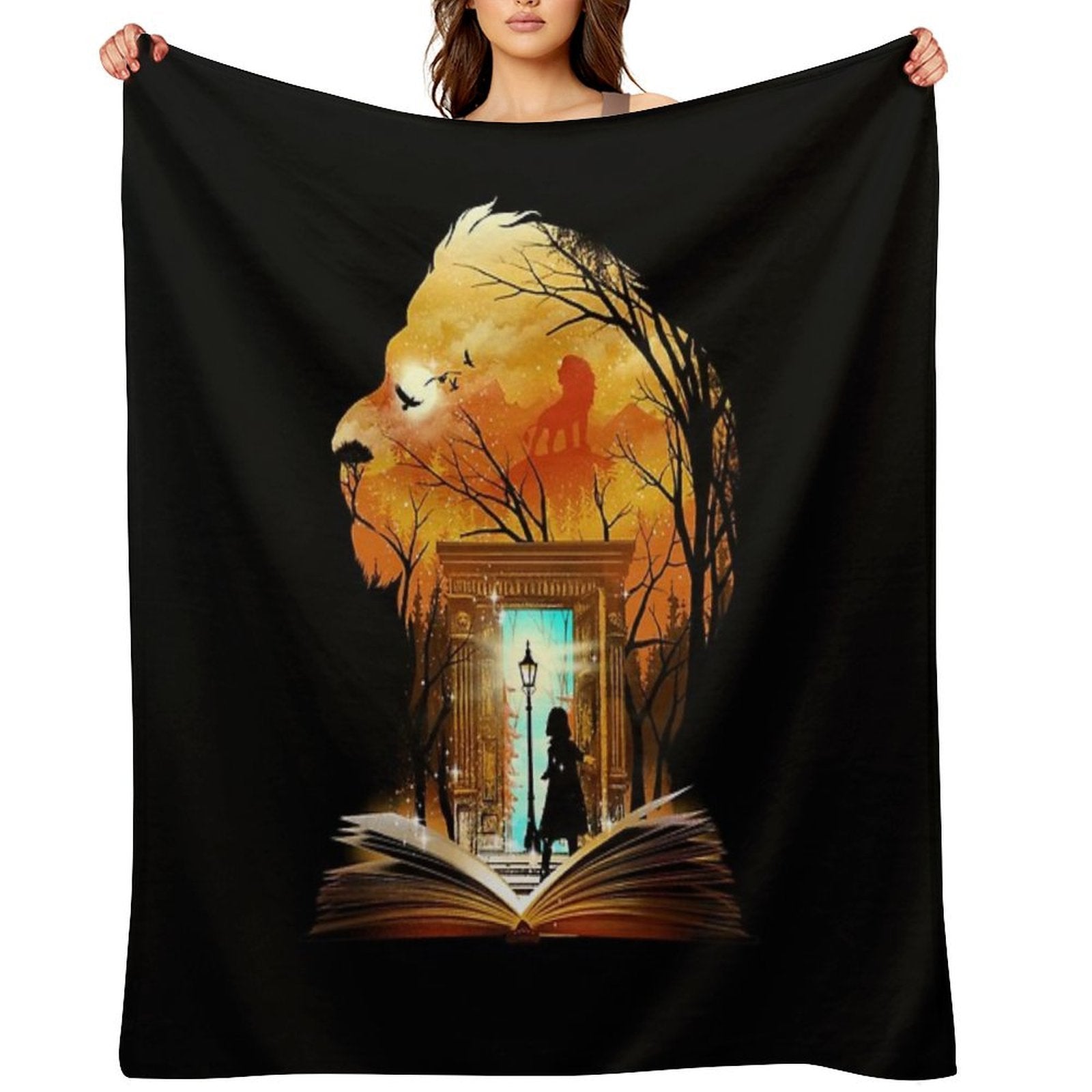 Courage Dear Heart Sustainable Throw Blanket