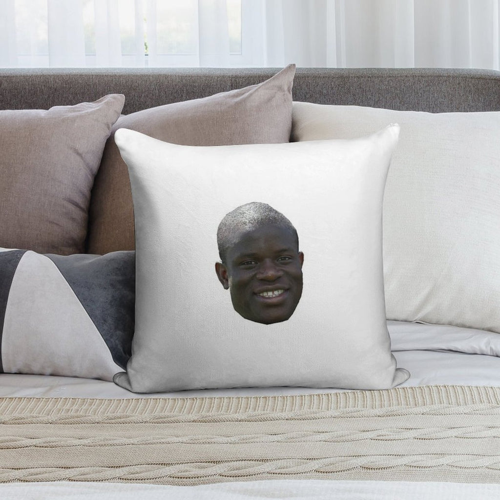 N'golo Kante Head Soft Bedroom Essential Throw Pillow