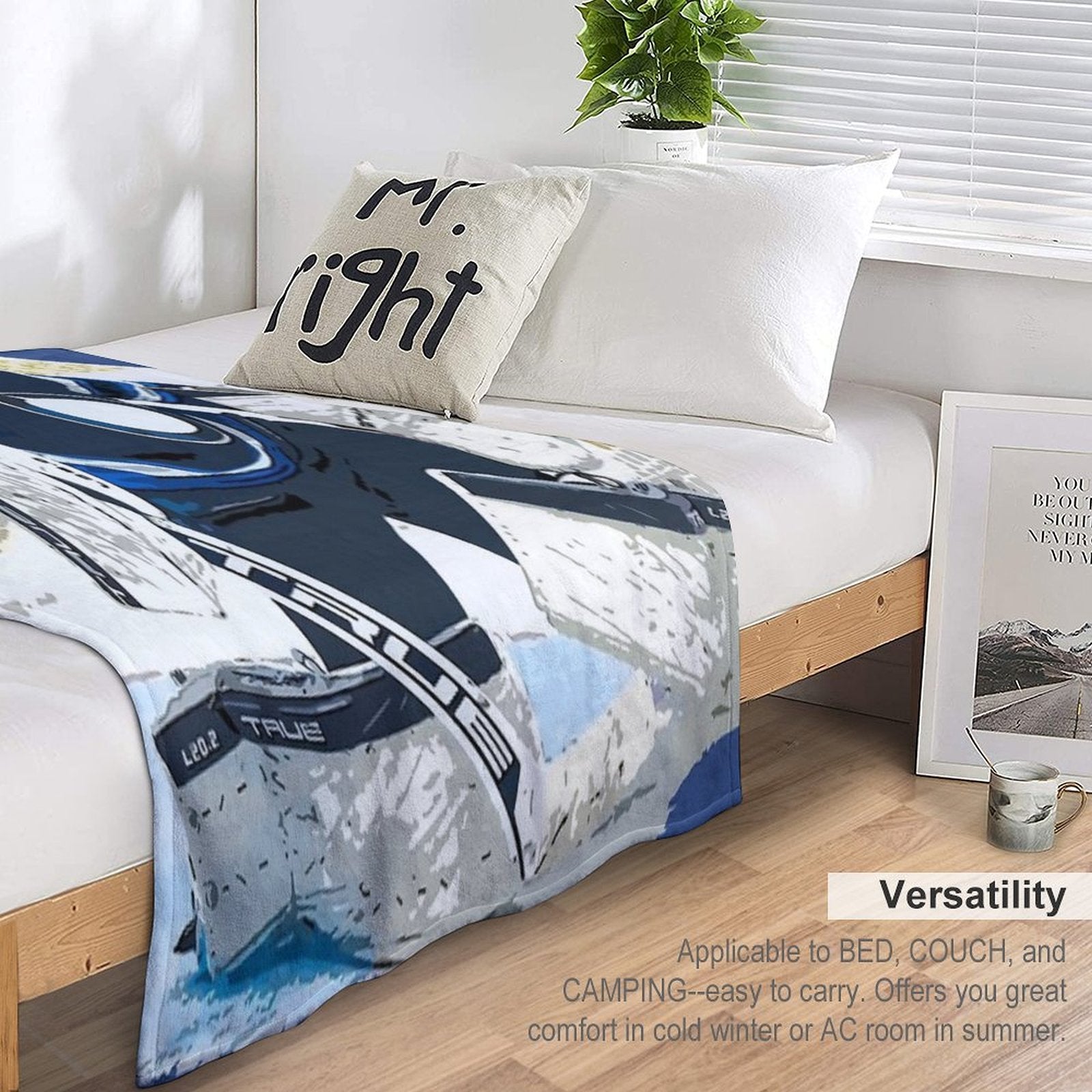 Connor Hellebuyck Versatility Throw Blanket