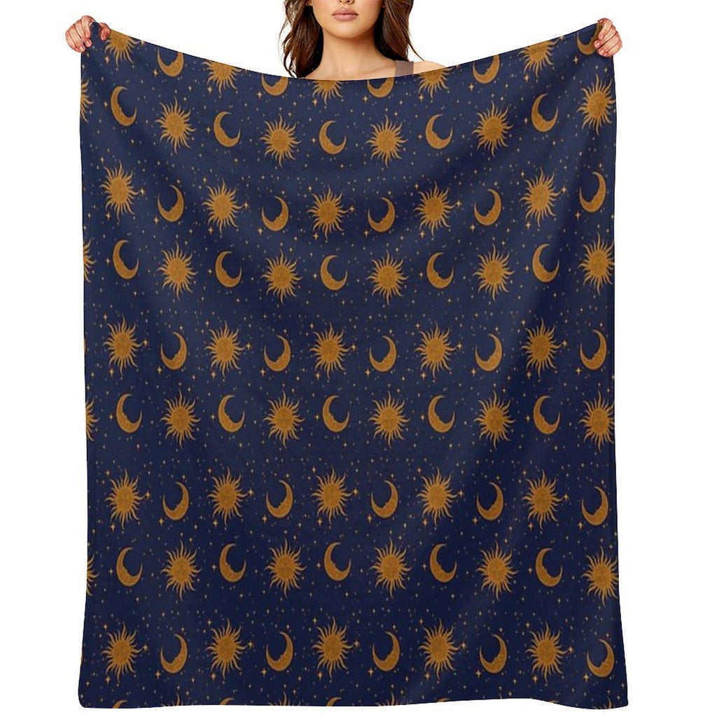 Celestial Travel-friendly Throw Blanket