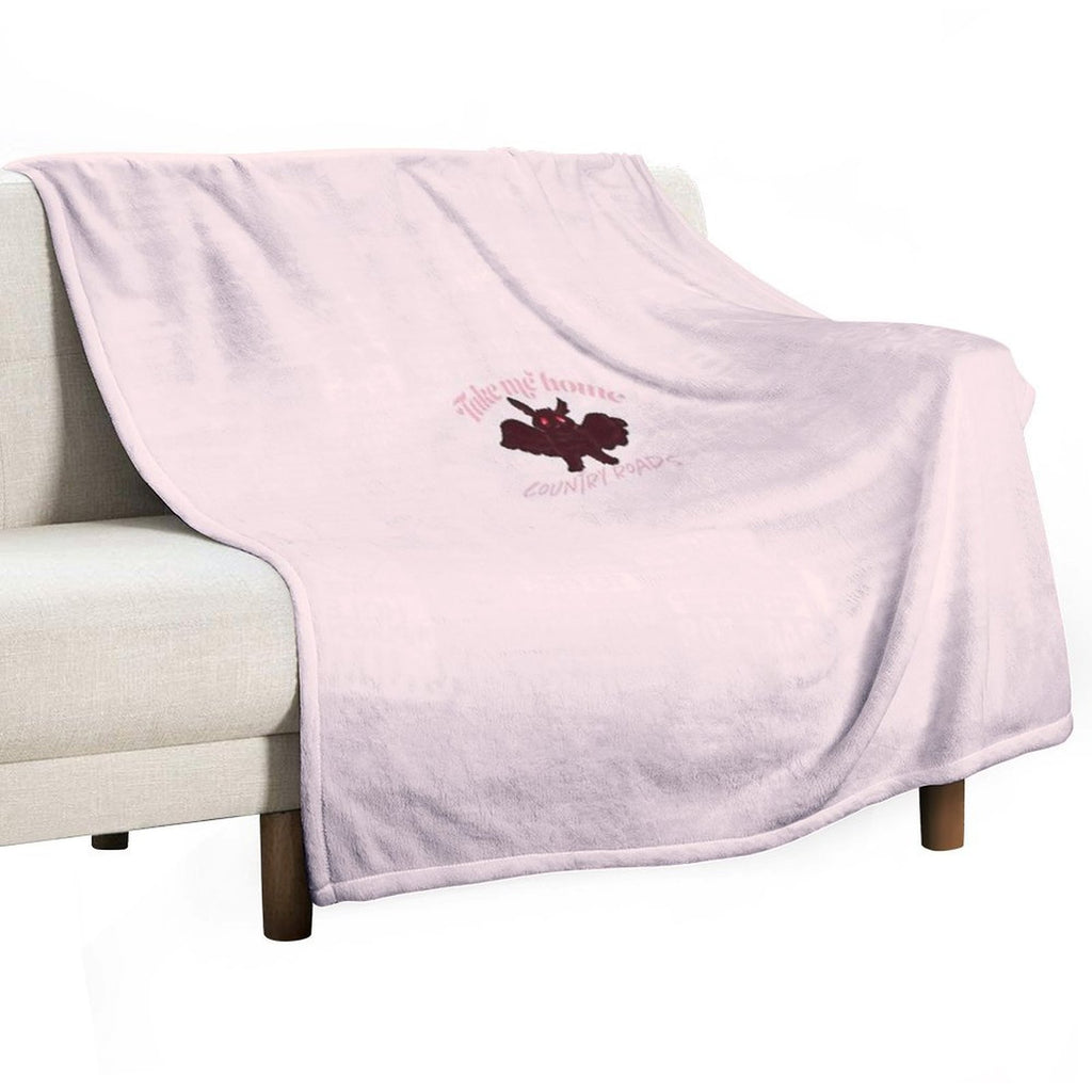 Take Me Home Country Roads Mothman! Durable Throw Blanket