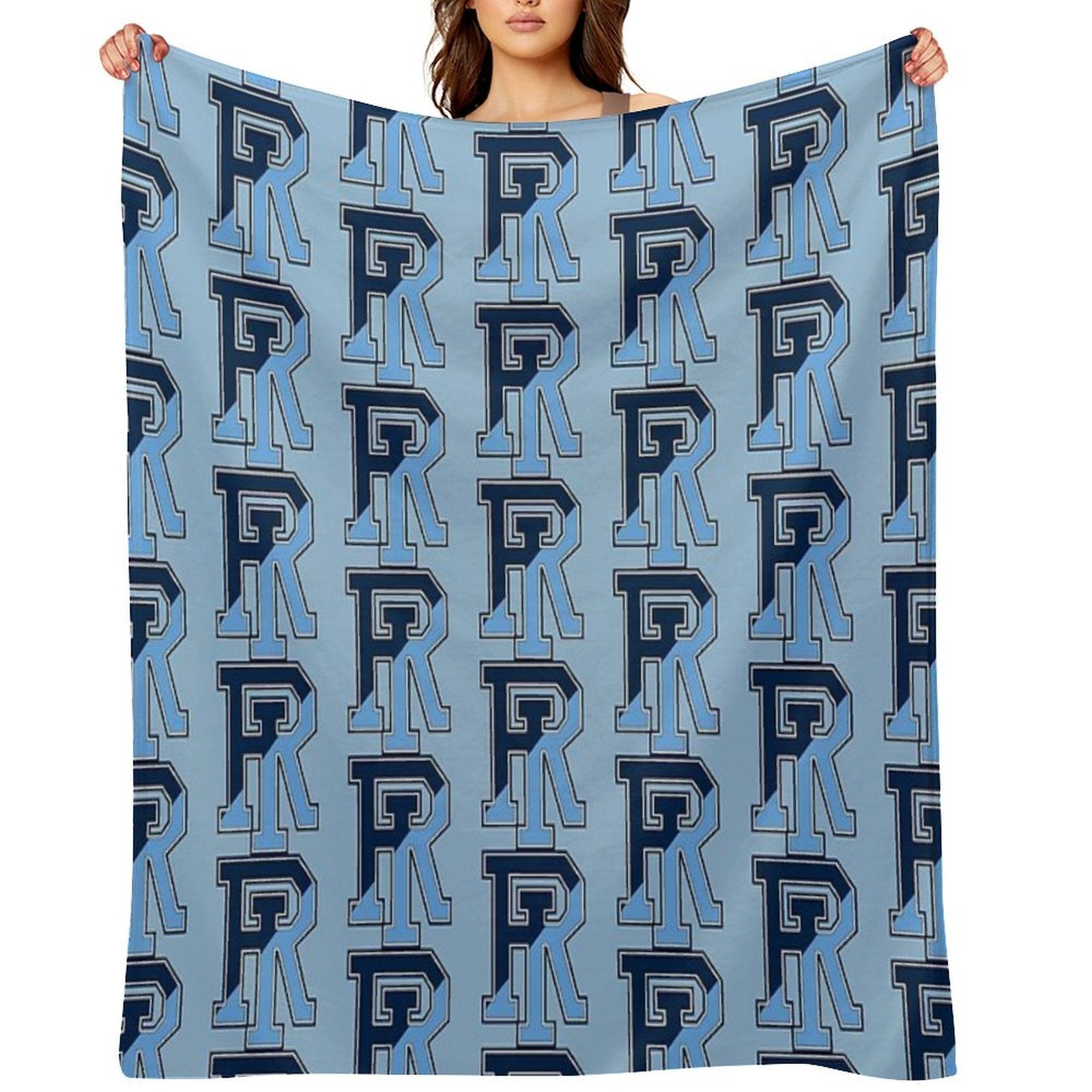 URI Rams Wrinkle-free Throw Blanket
