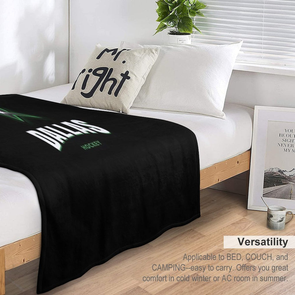 Dallas Stars Hockey Compact Throw Blanket