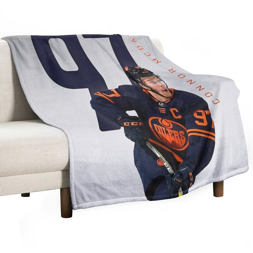 Connor McDavid Premium Throw Blanket