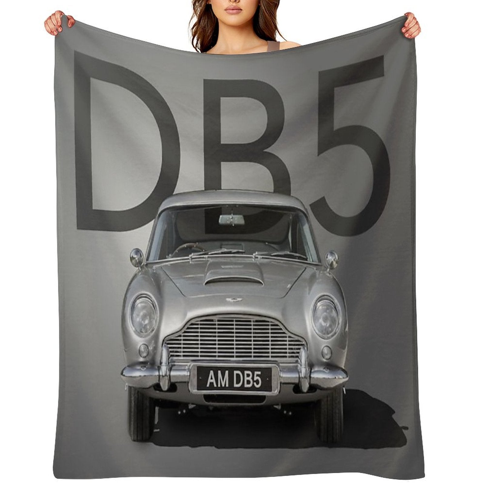 Aston Martin DB5 Lightweight Throw Blanket