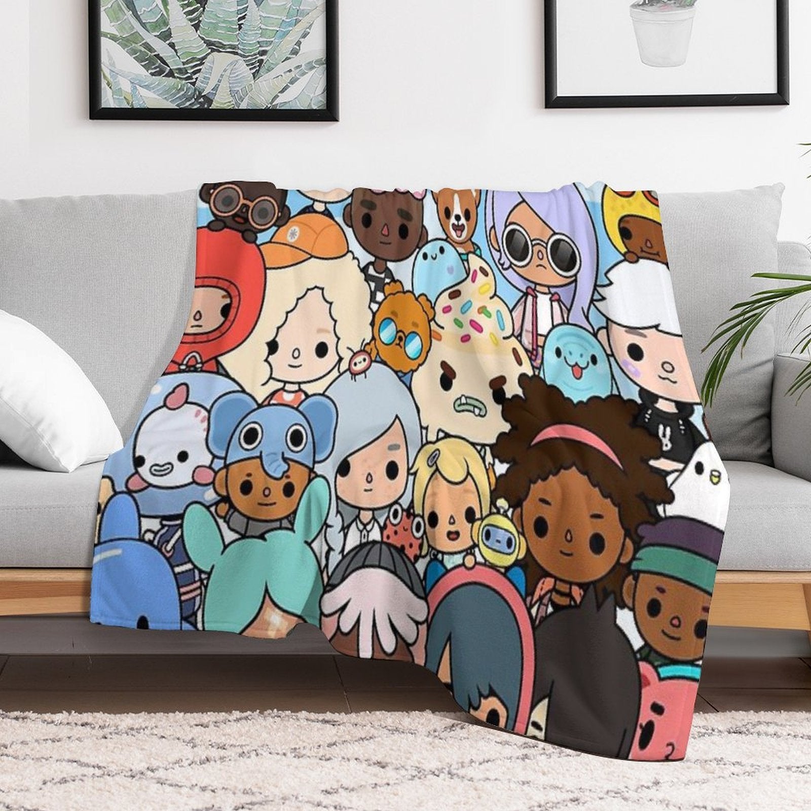 Toca Boca Sustainable Throw Blanket